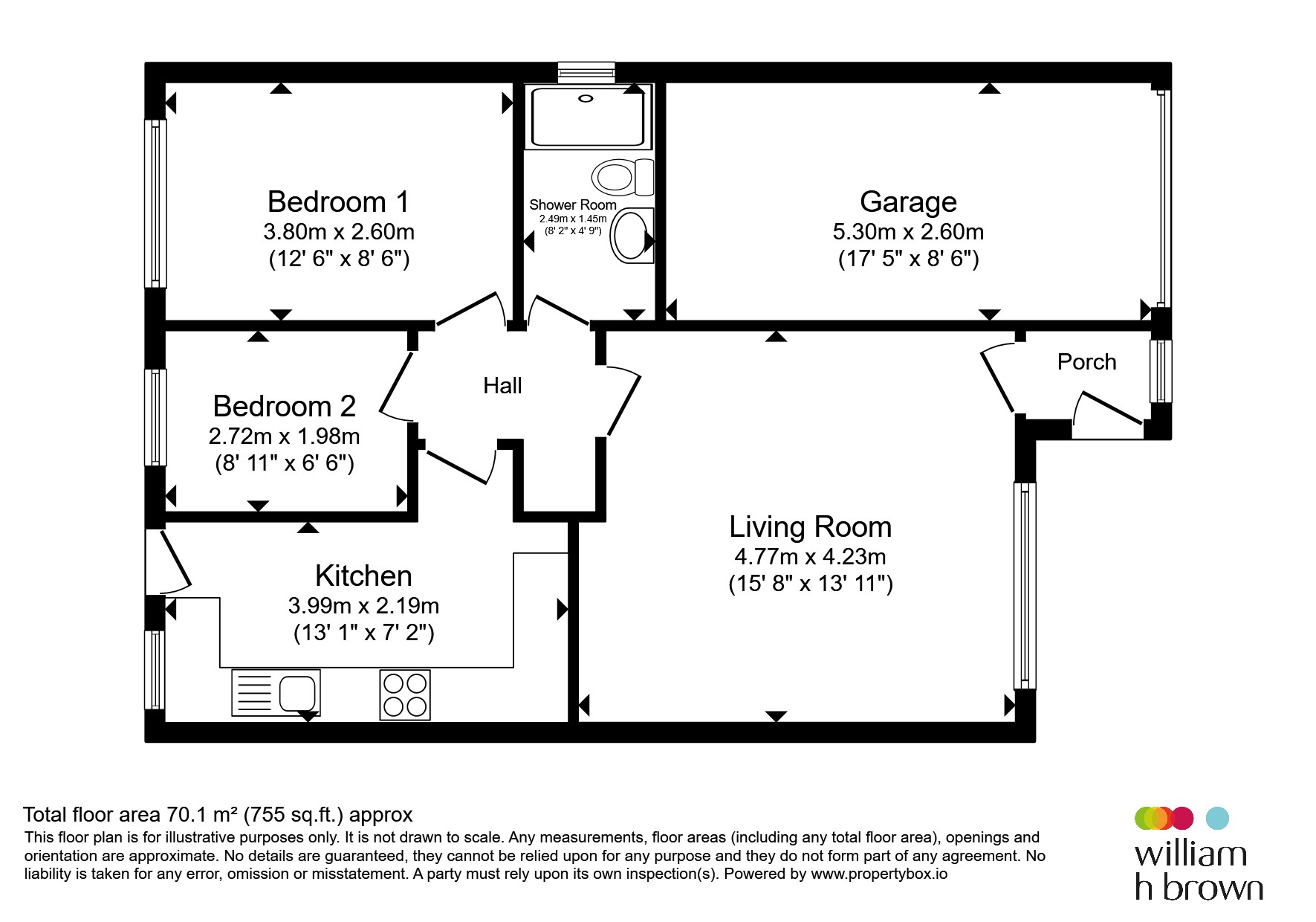 17, Rosedale, Worksop floorplan