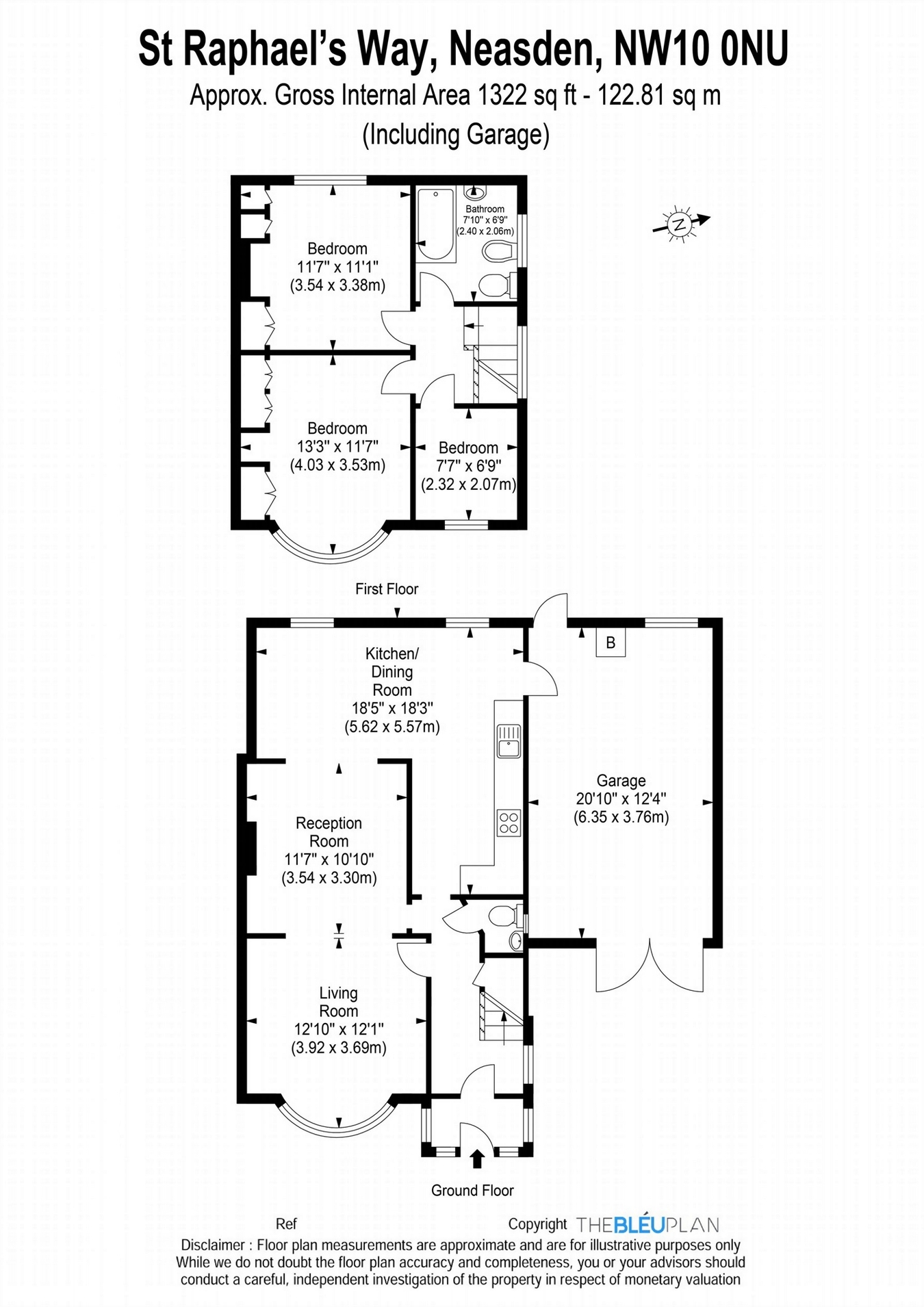 3 Bedrooms Semi-detached house for sale in St. Raphaels Way, London NW10