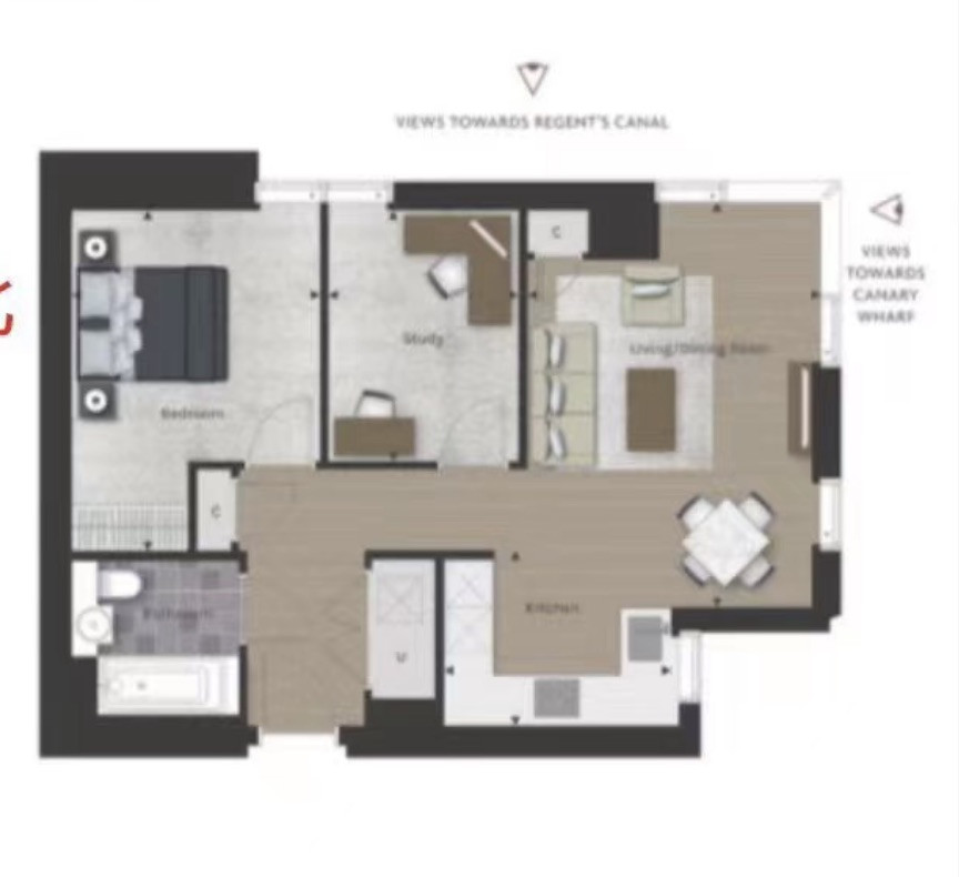 250 City Rd, London floorplan