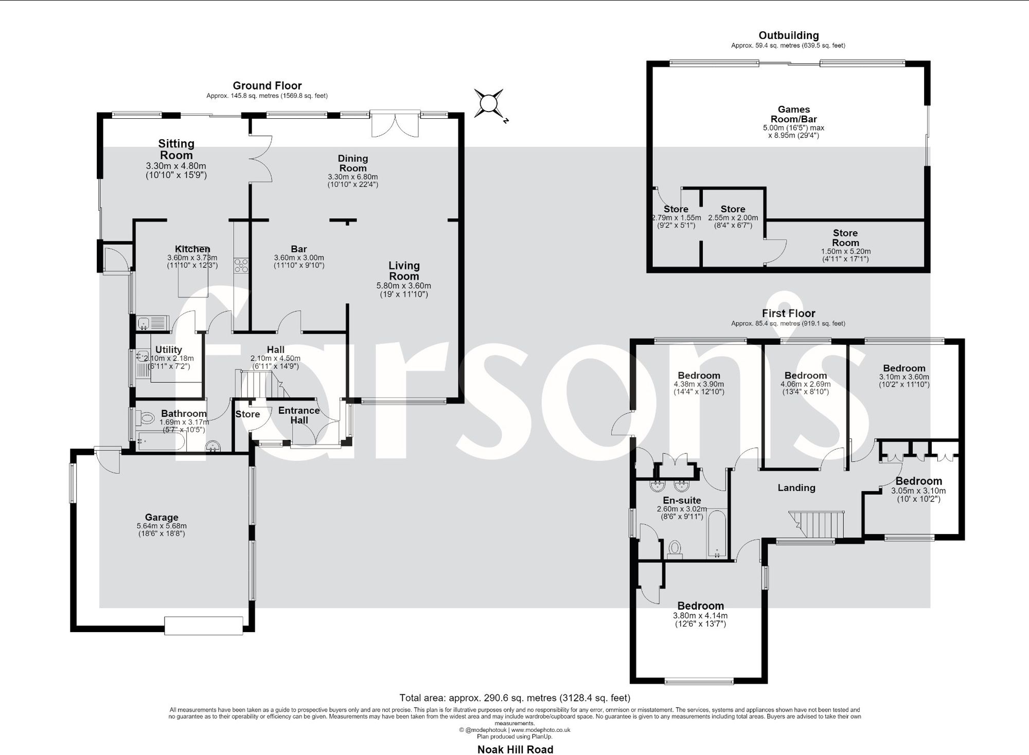 143 Noak Hill Road, Billericay floorplan