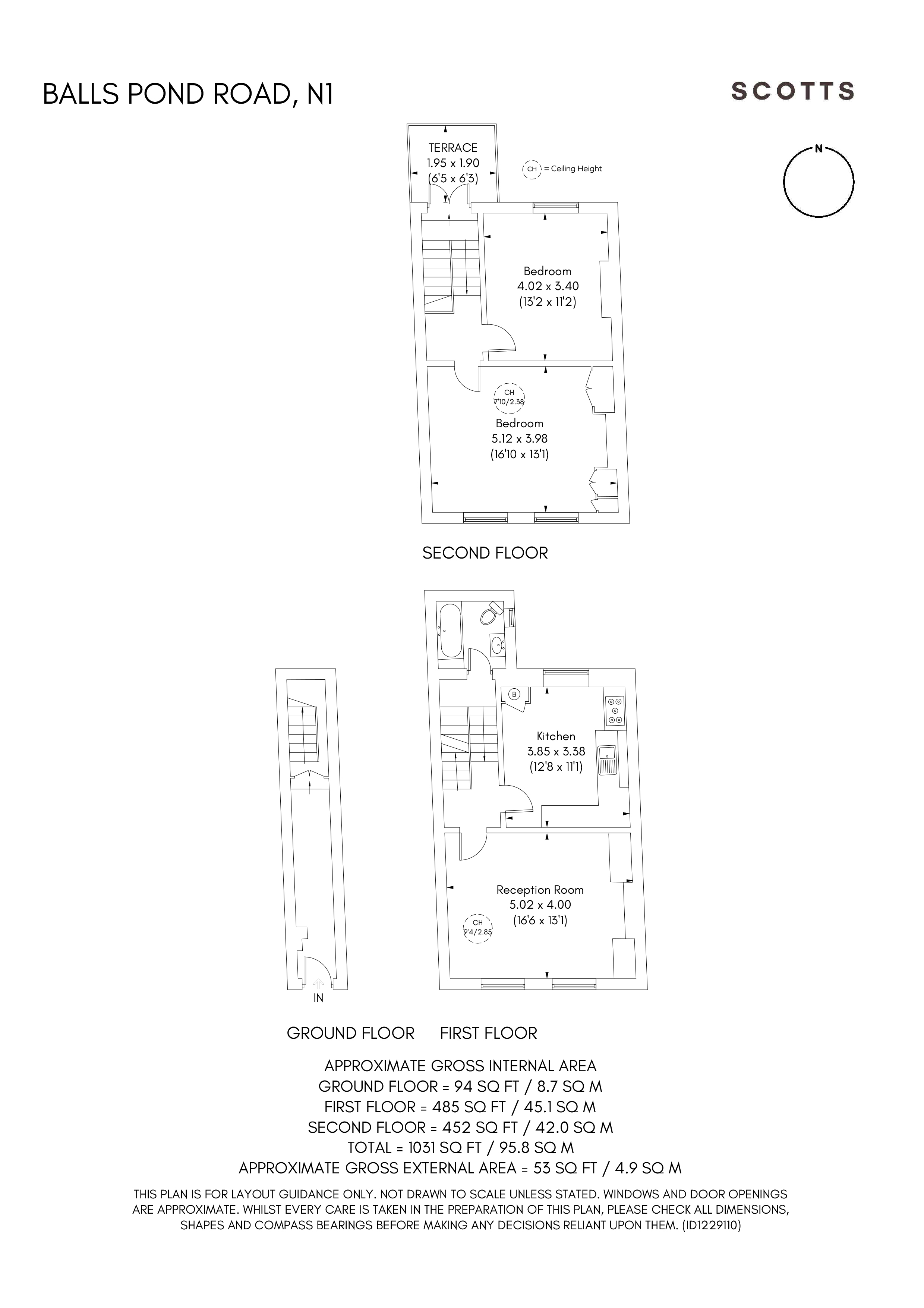 Balls Pond Road, Hackney, London, N1 floorplan