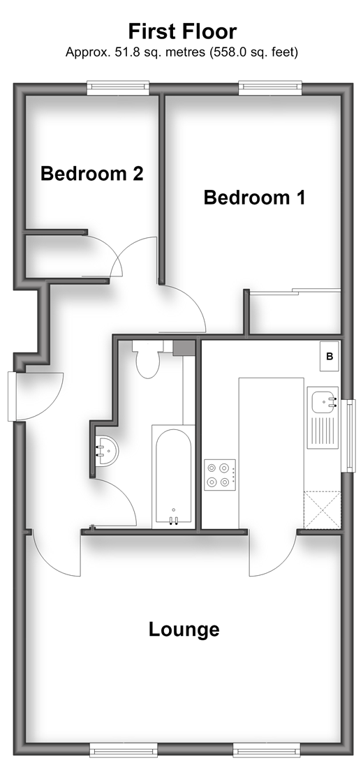 Albion Road, Sutton floorplan
