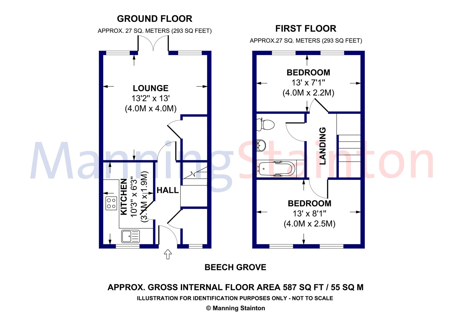 2 Bedrooms Town house for sale in Beech Grove, Gipton, Leeds LS8