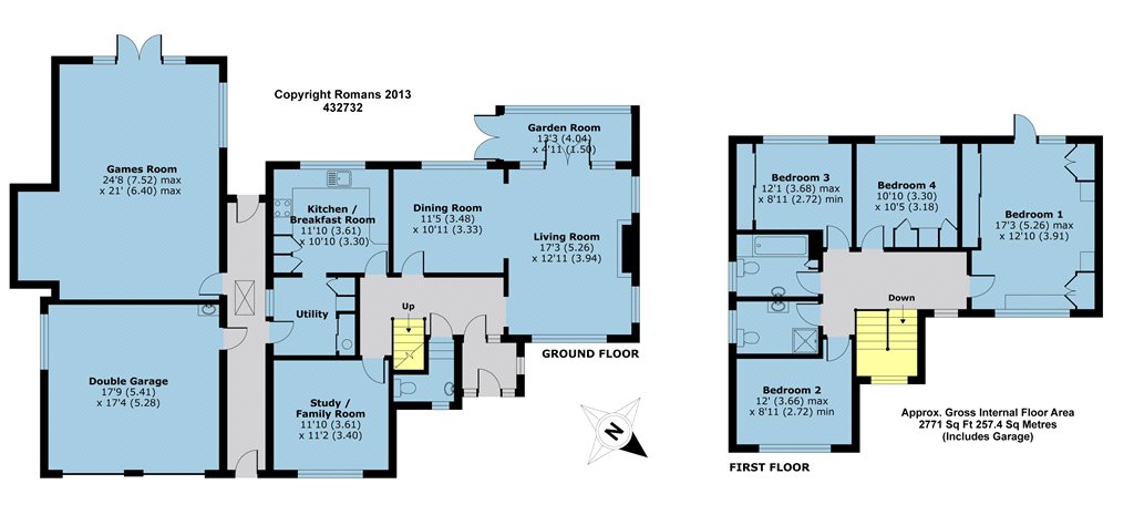 4 Bedrooms Detached house for sale in Parkway, Camberley, Surrey GU15