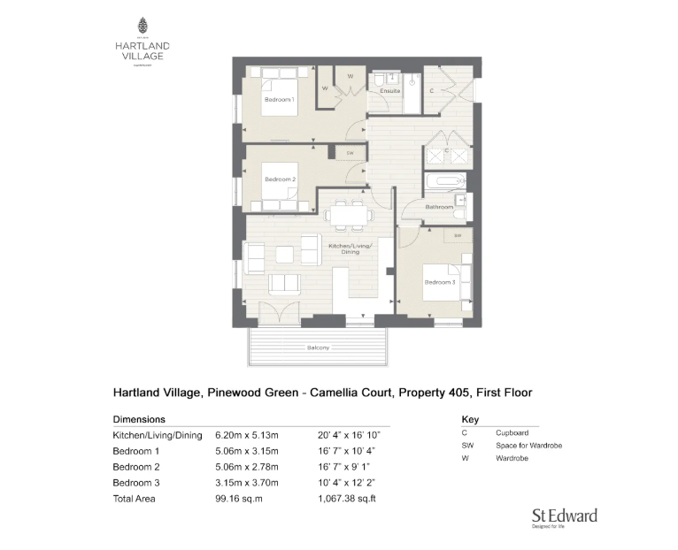 Plot 405 Camellia Court,, Ively Road, Hampshire floorplan