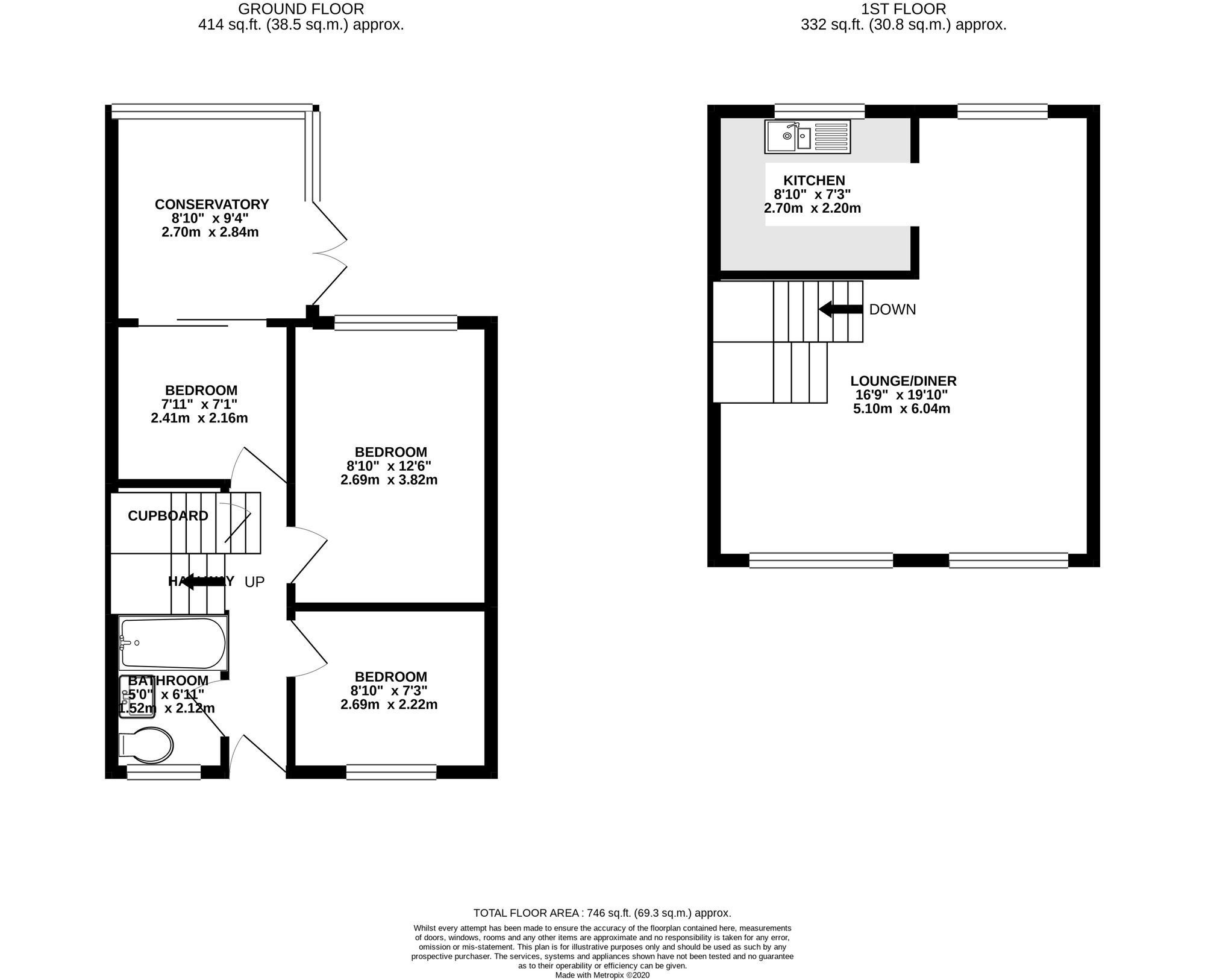 17 Chestnut Close, Wilmslow floorplan