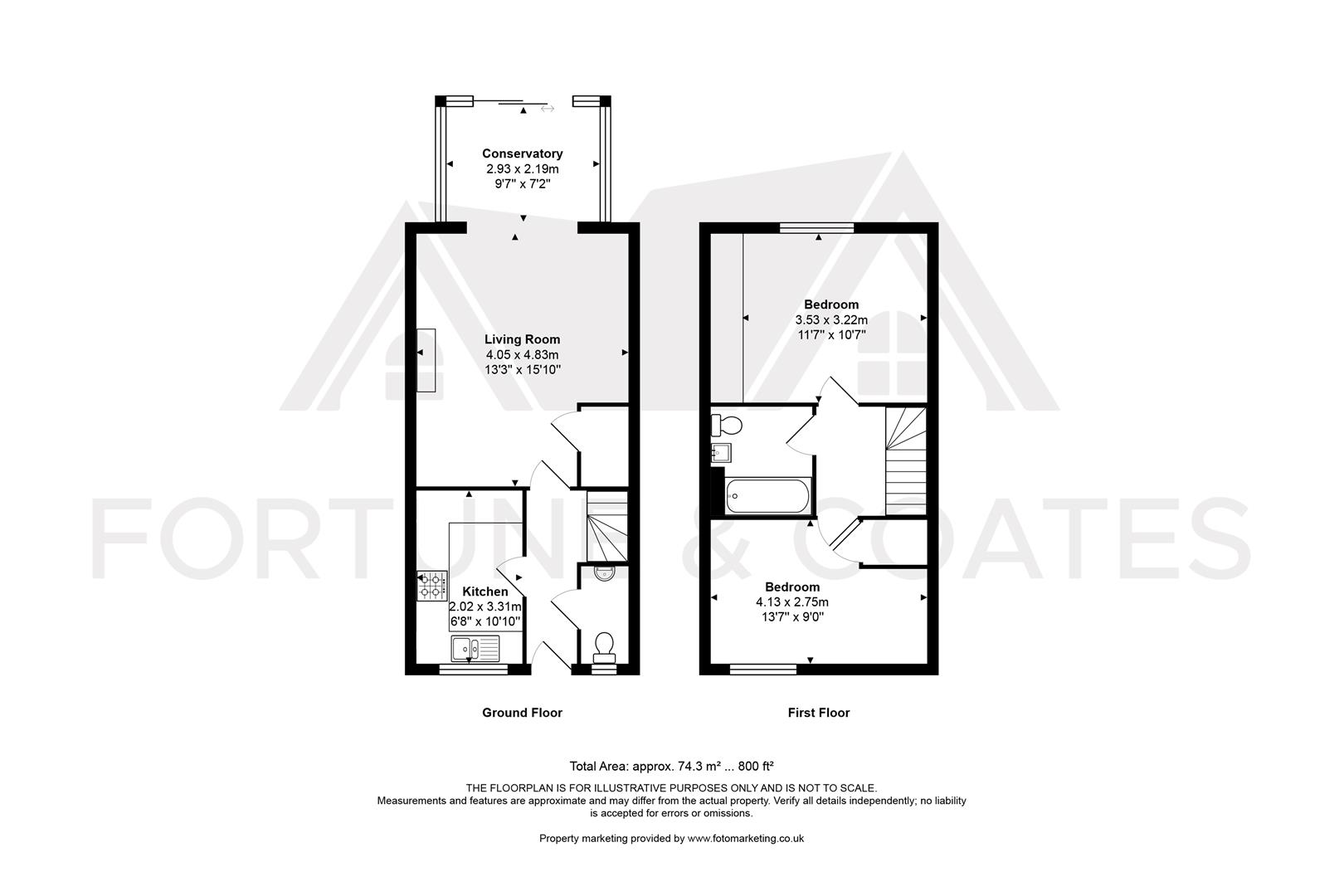 114, Ashworth Place, Harlow floorplan
