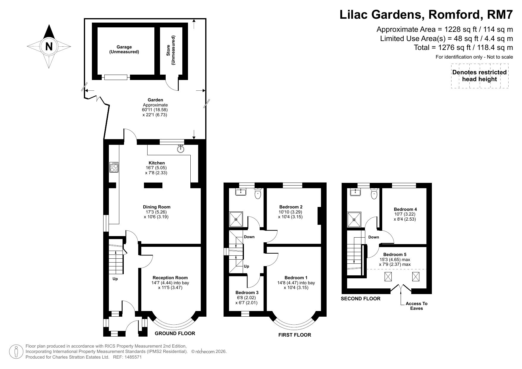 16 Lilac Gardens, Romford floorplan