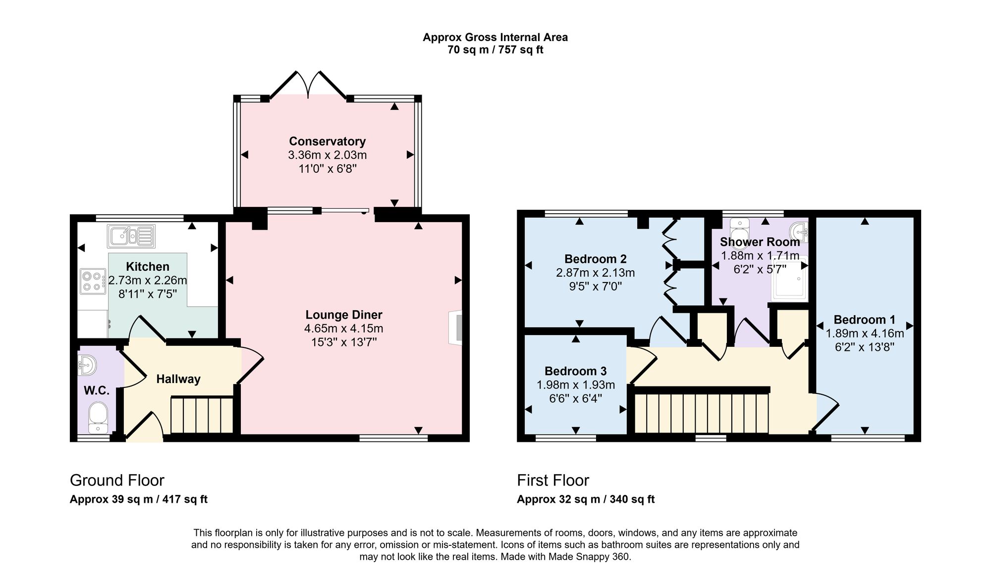 14 Jacklin Green, Woodford Green floorplan