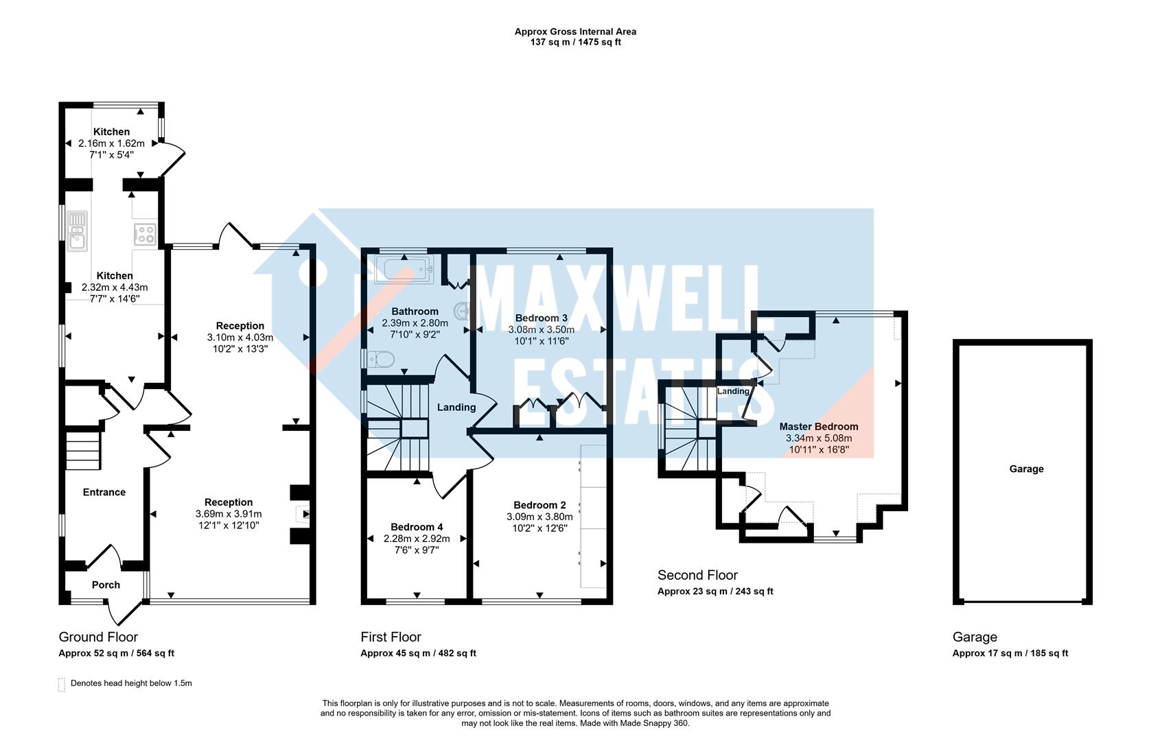 24, Engel Park, London floorplan