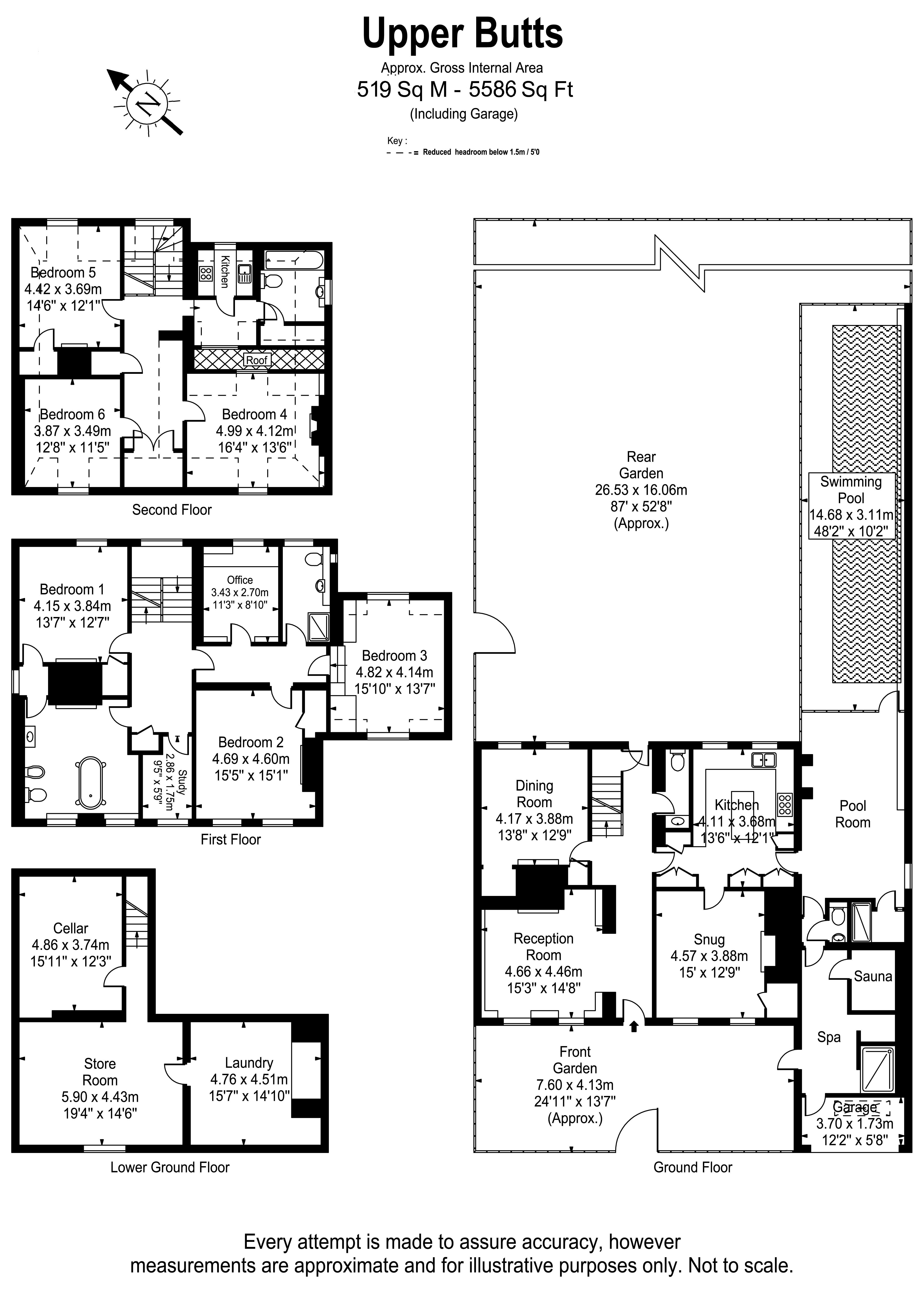 1, Upper Butts, Brentford floorplan