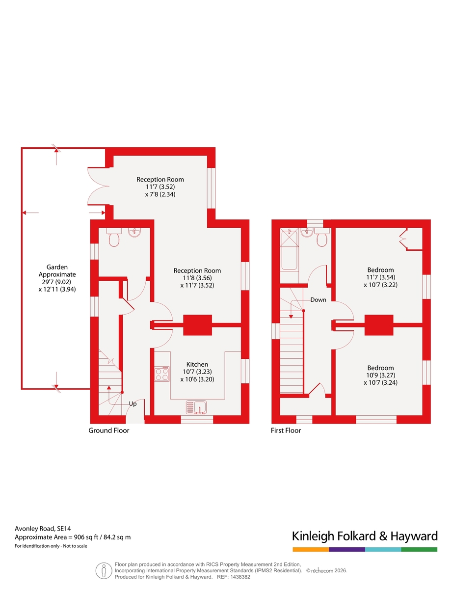 34 Heathfield Court,, Avonley Road, London floorplan