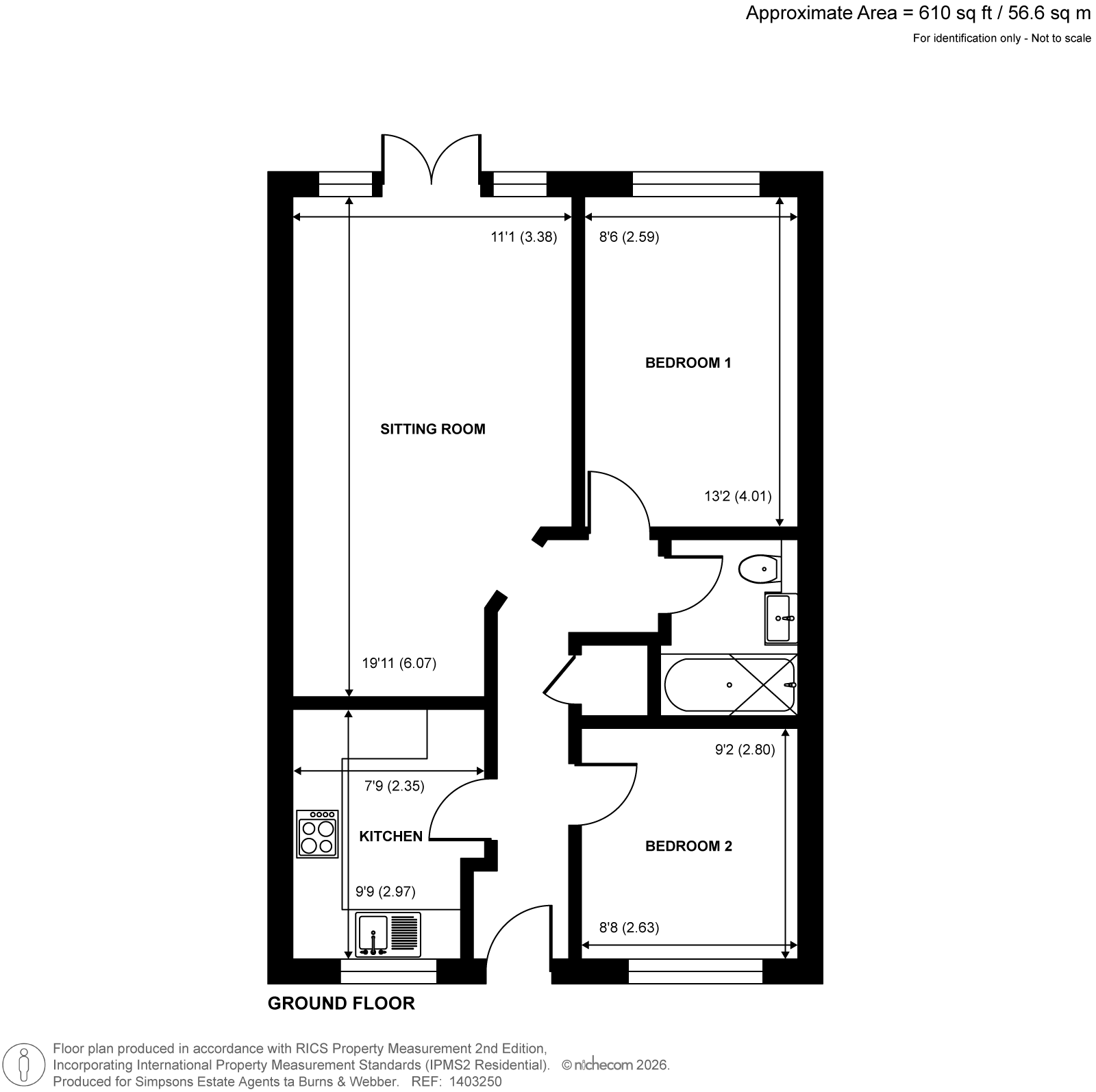 6, Willow Mews, Witley, Godalming floorplan