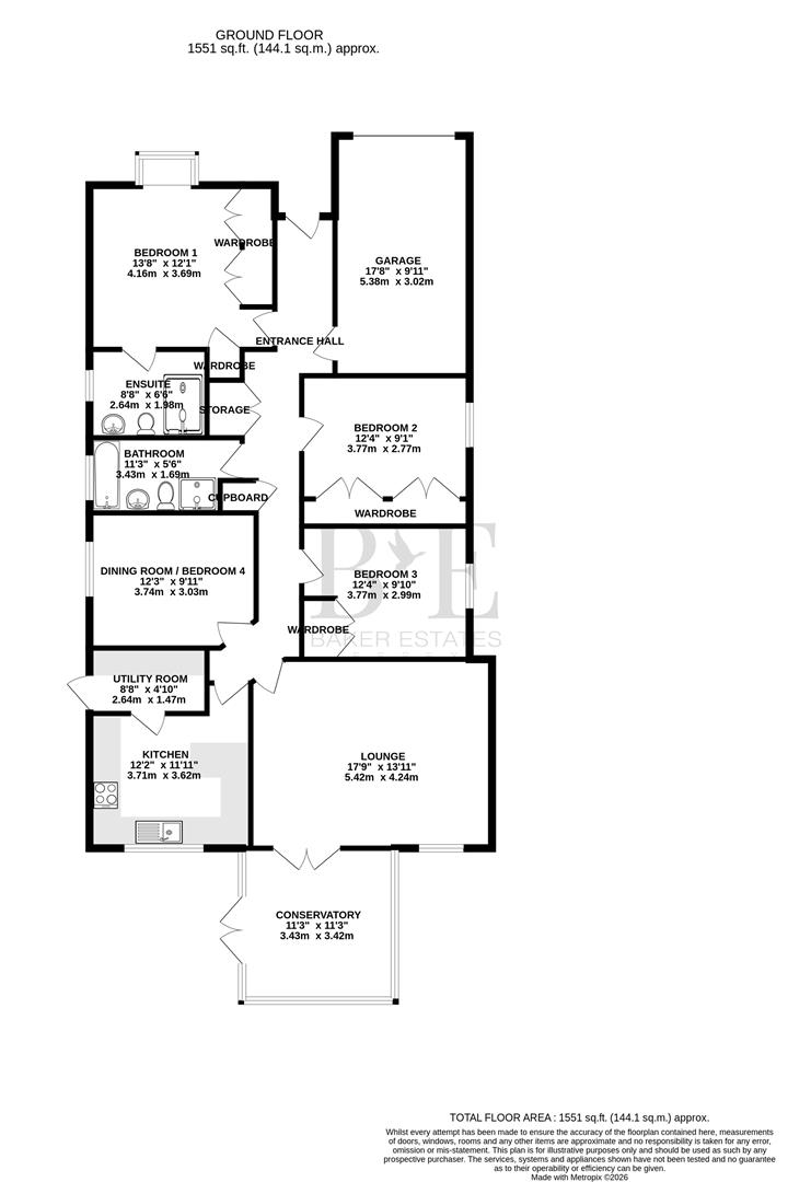 10, Wellands Close, Wickham Bishops floorplan