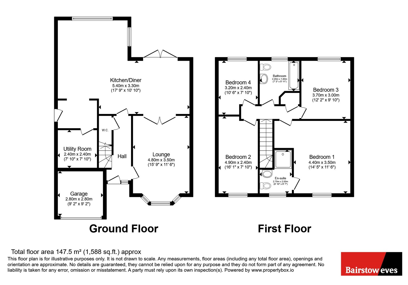122, Victoria Avenue, Essex floorplan