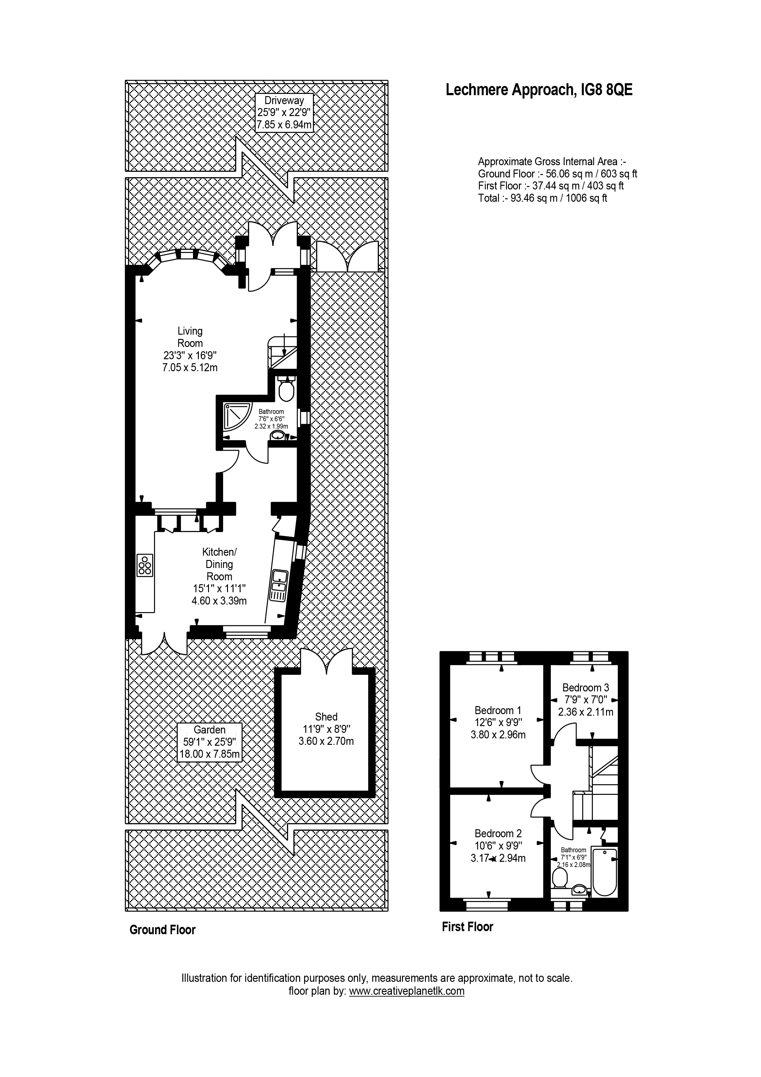 3 Bedrooms End terrace house for sale in Lechmere Approach, Woodford Green IG8