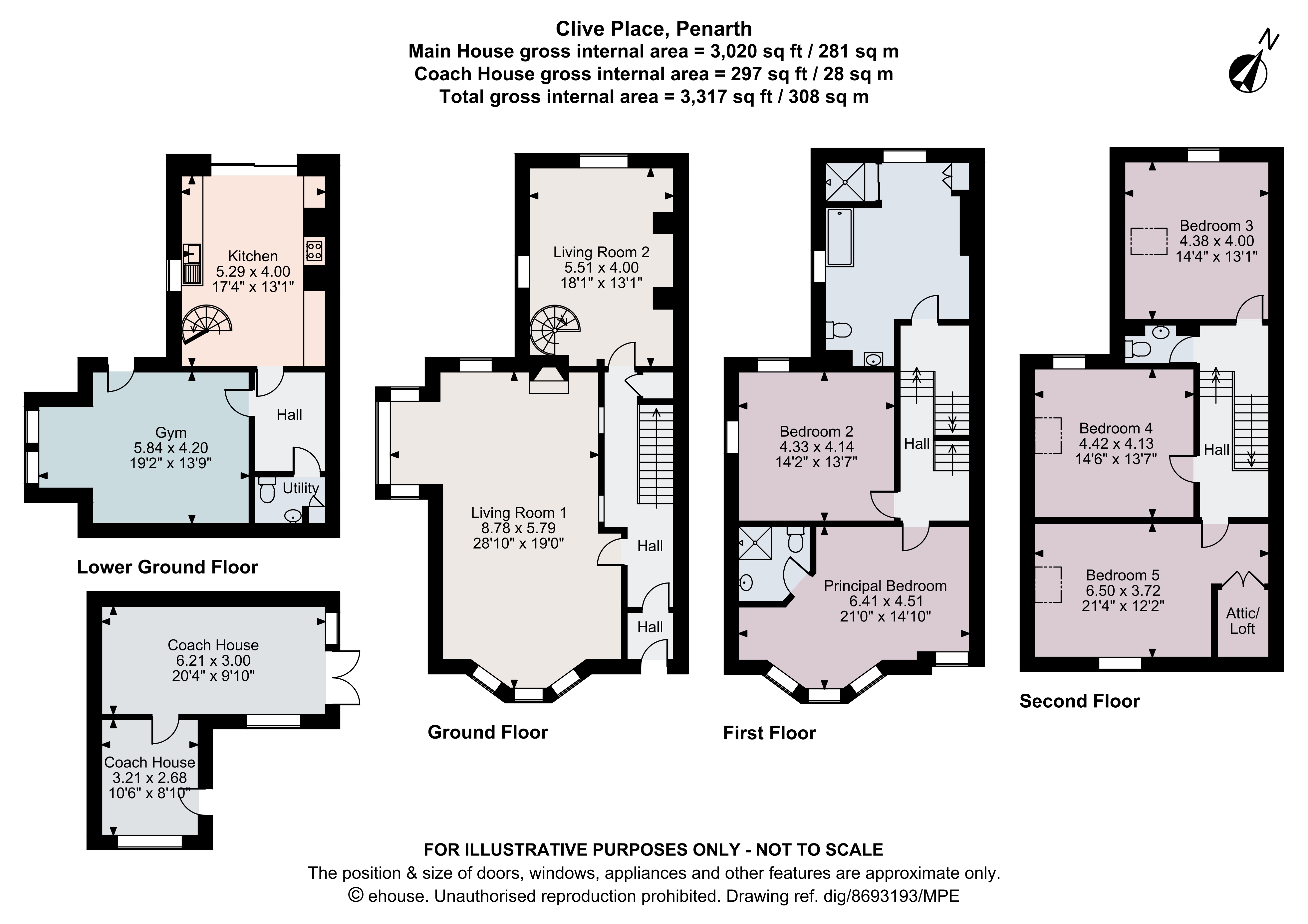 15, Clive Place, Vale of Glamorgan floorplan