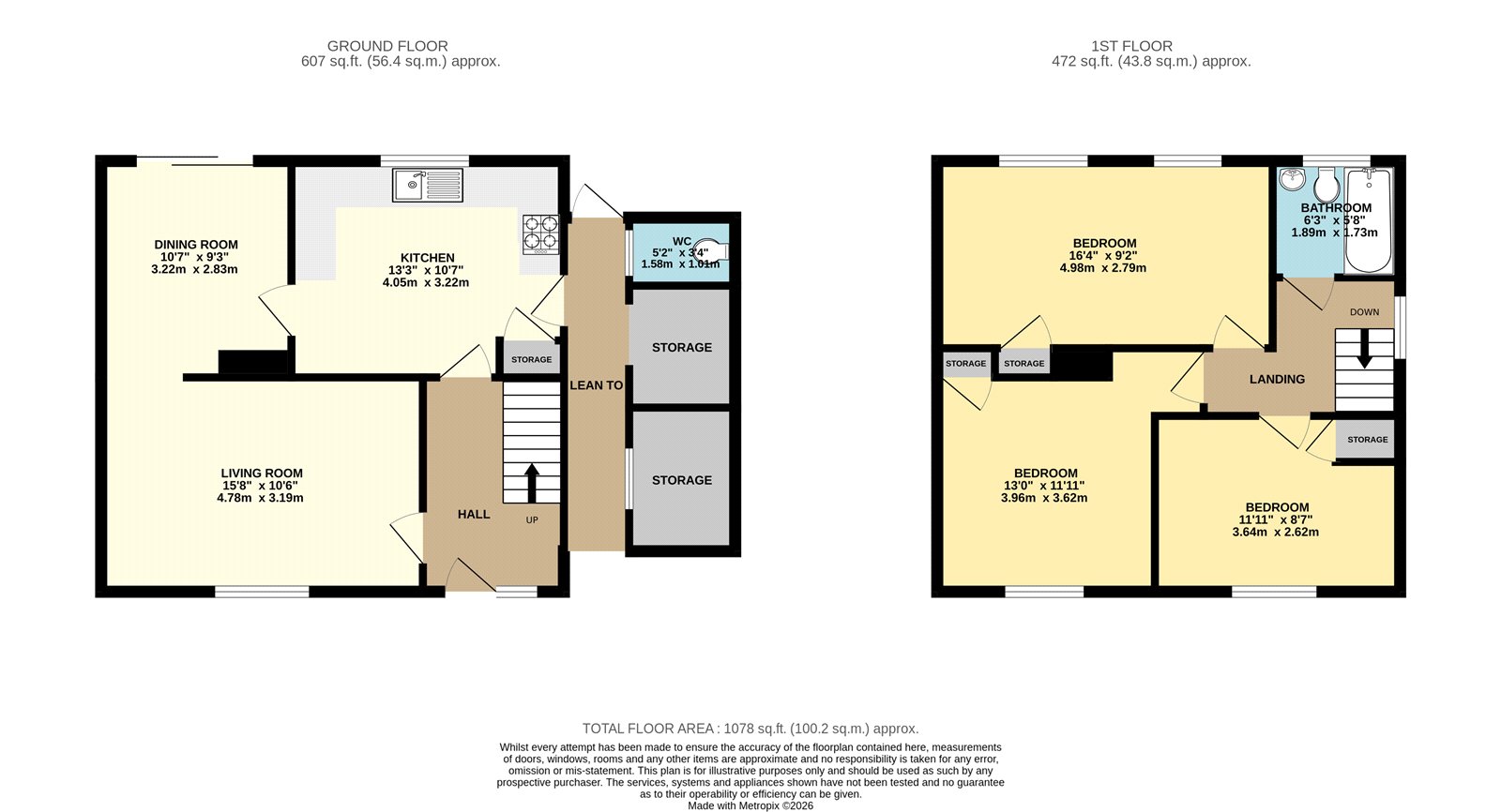 6, Herald Close, Bristol floorplan