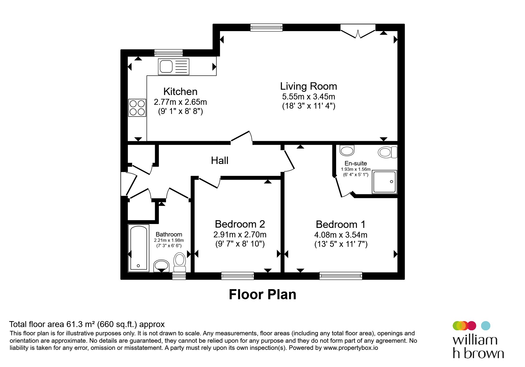 Apartment 7, Plumpton House, Two Gates Way, Barnsley floorplan