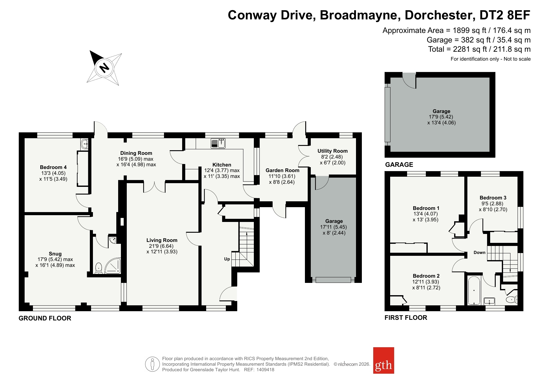 10, Conway Drive, Dorchester floorplan