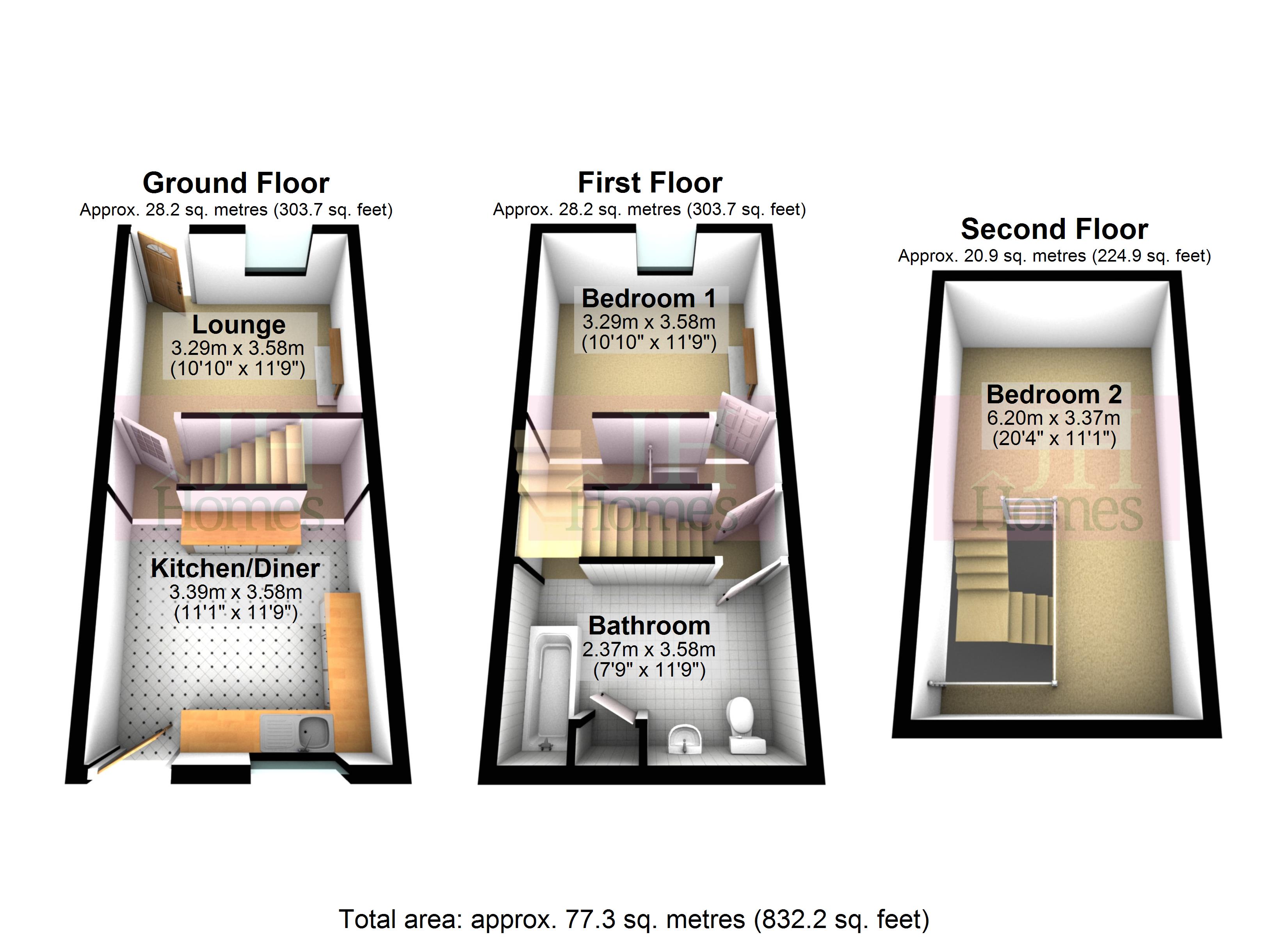 5, Sandhall, Ulverston floorplan