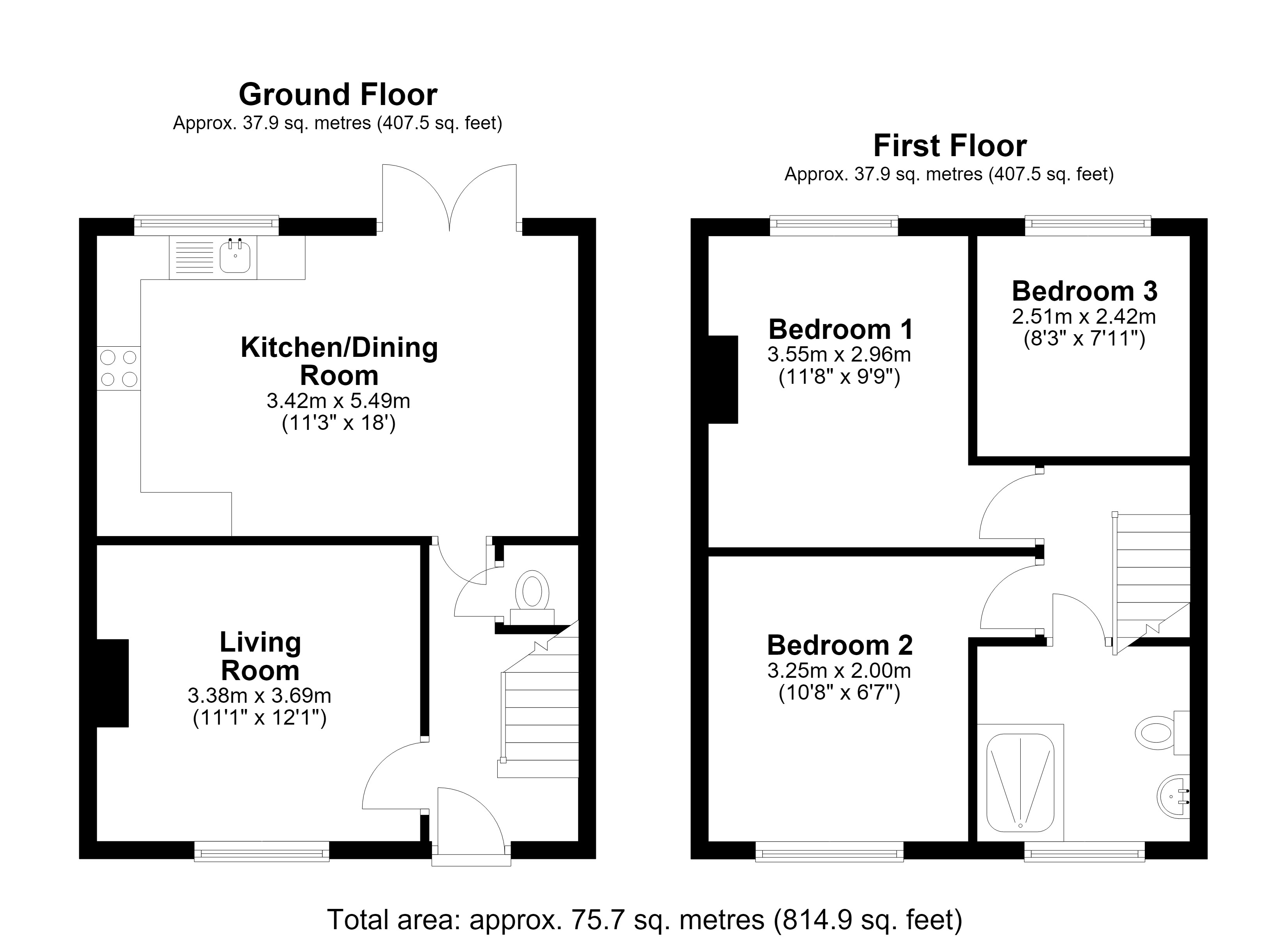 1, Red Pit, Dilton Marsh floorplan