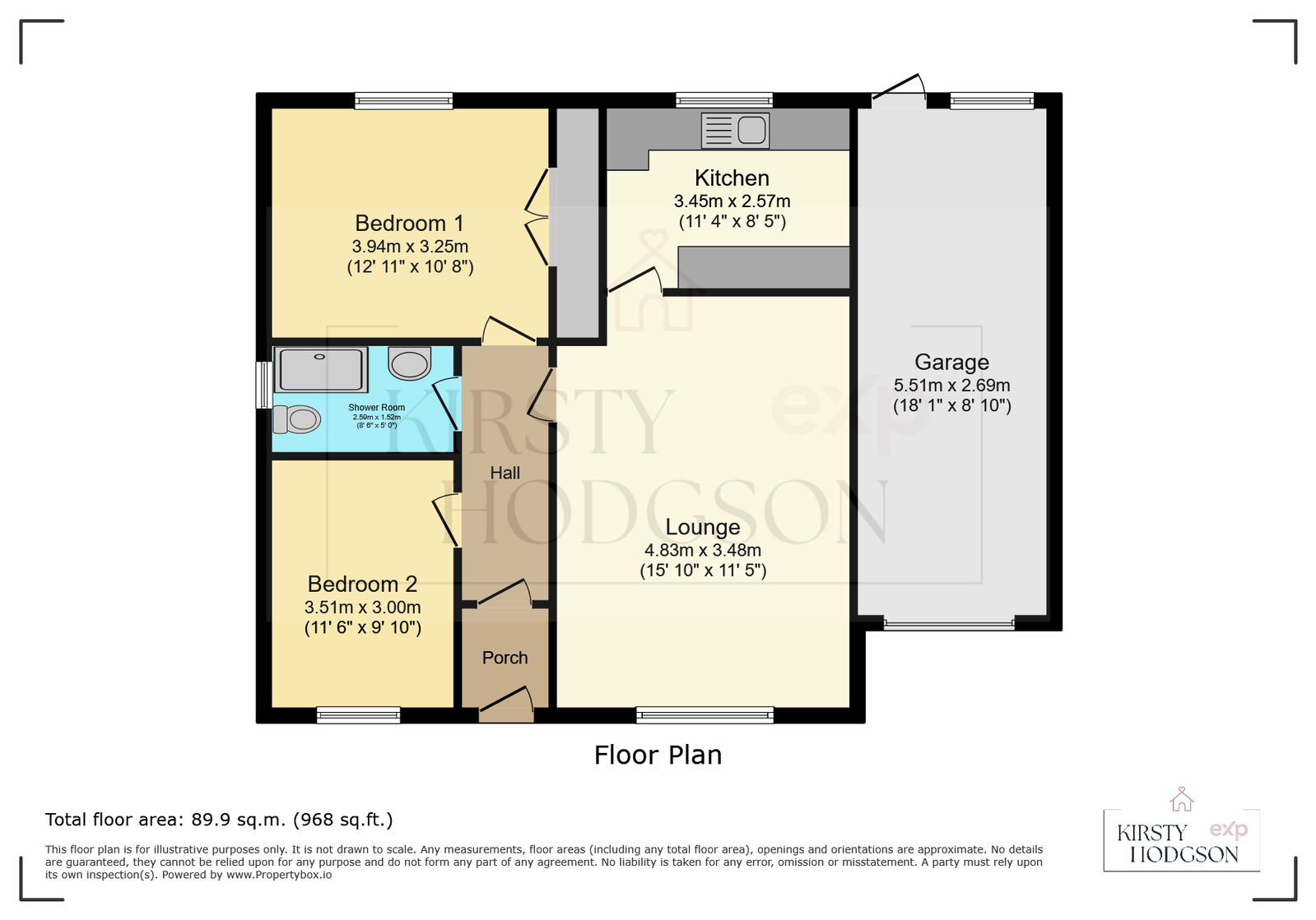 5, Orchard Court, Ryton floorplan