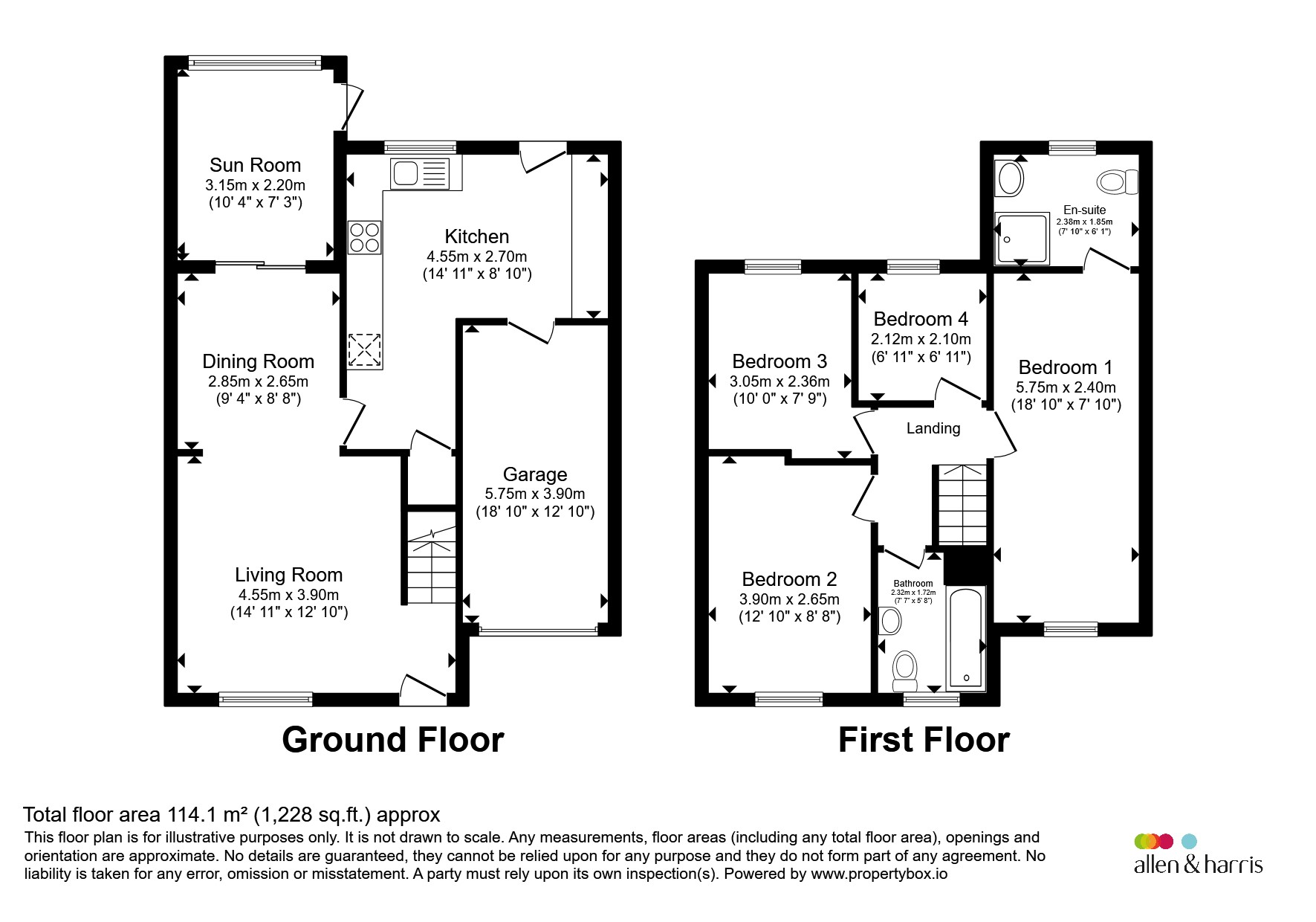 206, New Road, Bristol floorplan