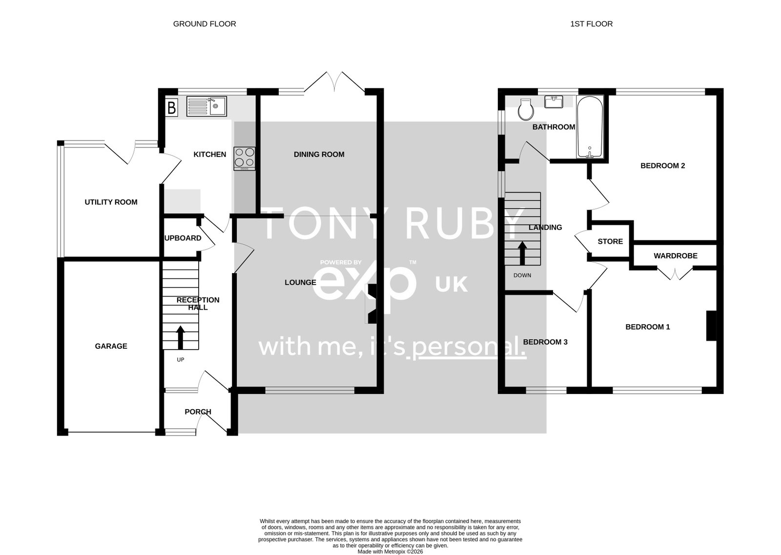 8, Reedings Close, Grantham floorplan