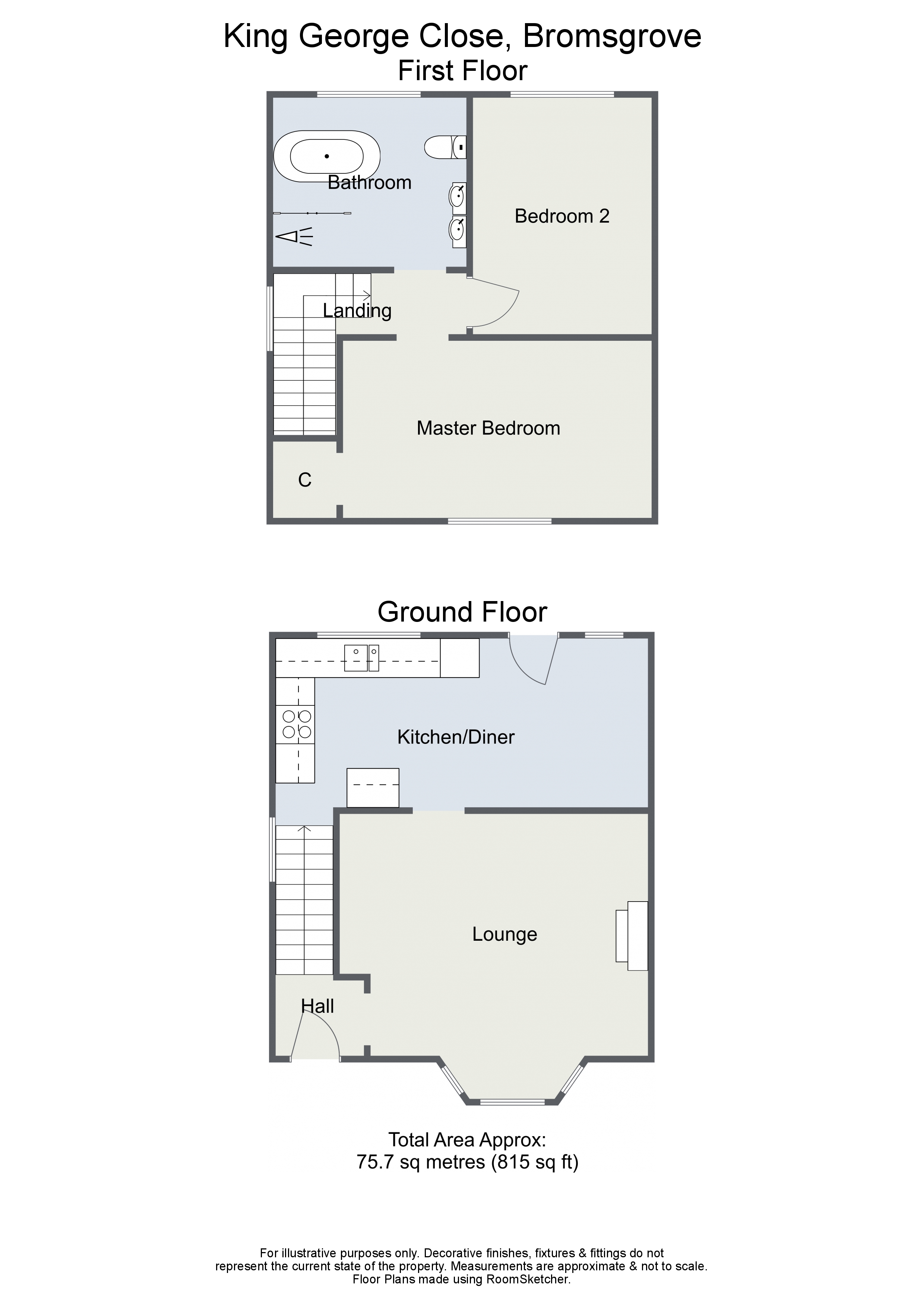 2 Bedrooms Semi-detached house for sale in King George Close, Sidemoor, Bromsgrove B61