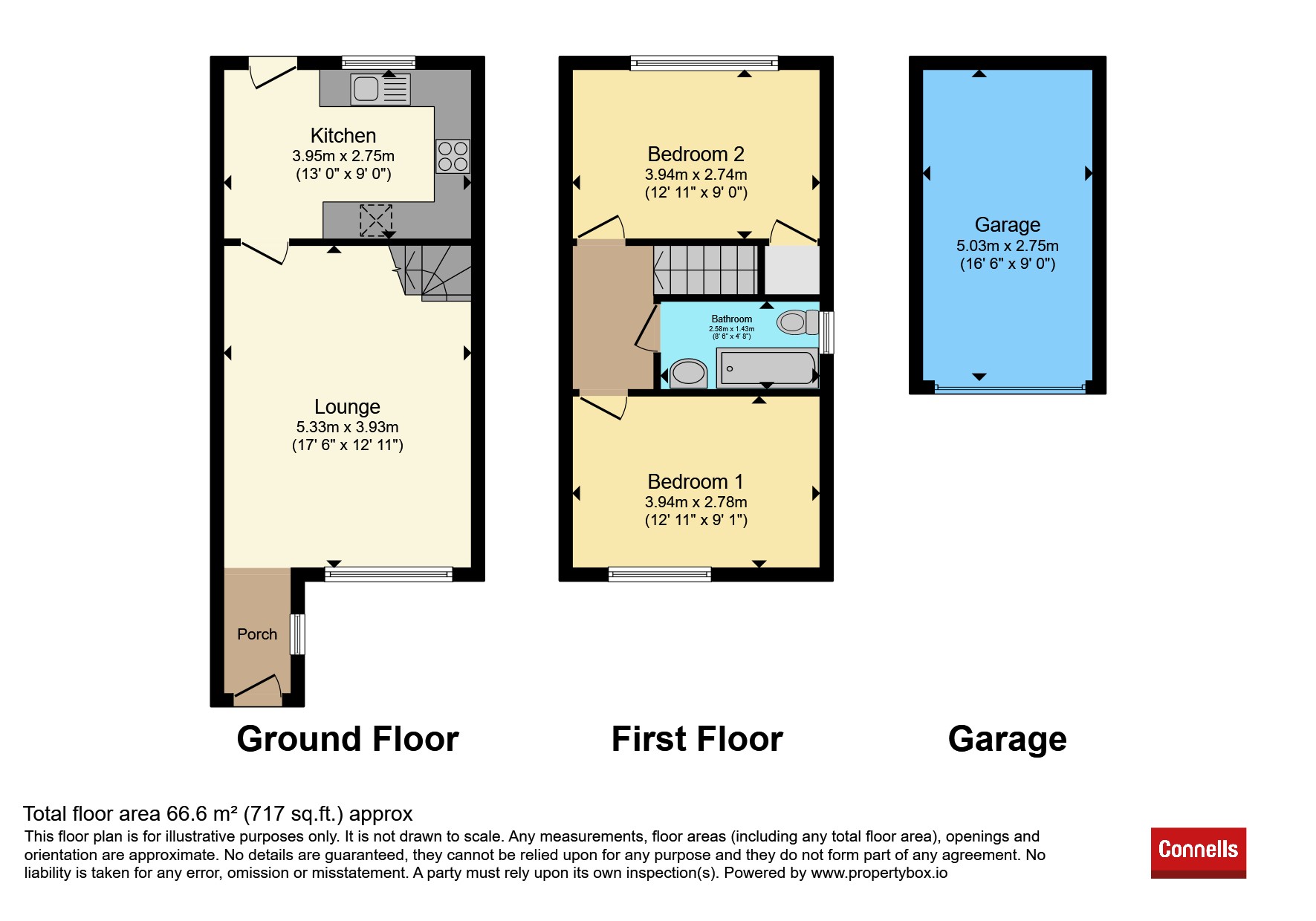 34, Coleridge Close, Hitchin floorplan