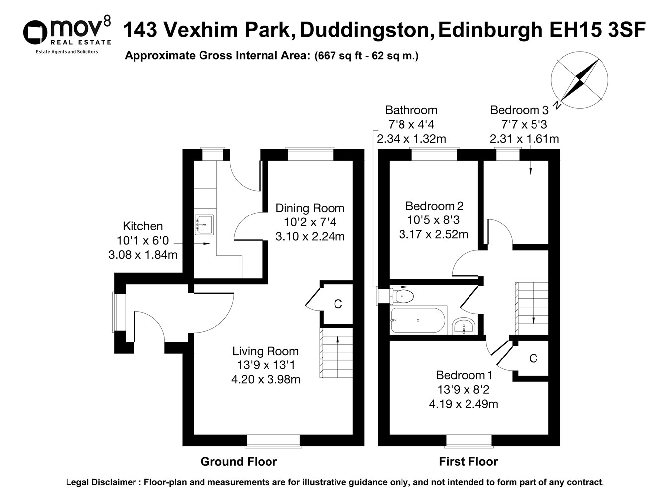 3 bed end terrace house for sale in Vexhim Park, Duddingston, Edinburgh
