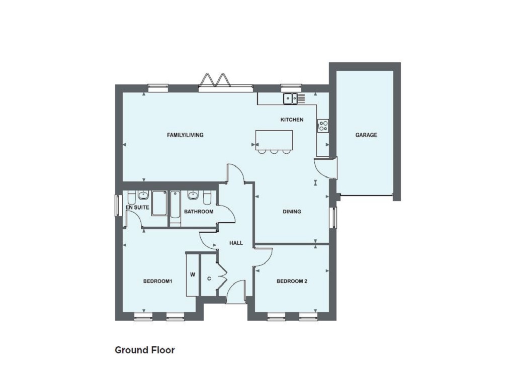 Aston Meadows, Crawley Down, Crawley RH10, 2 bedroom detached bungalow