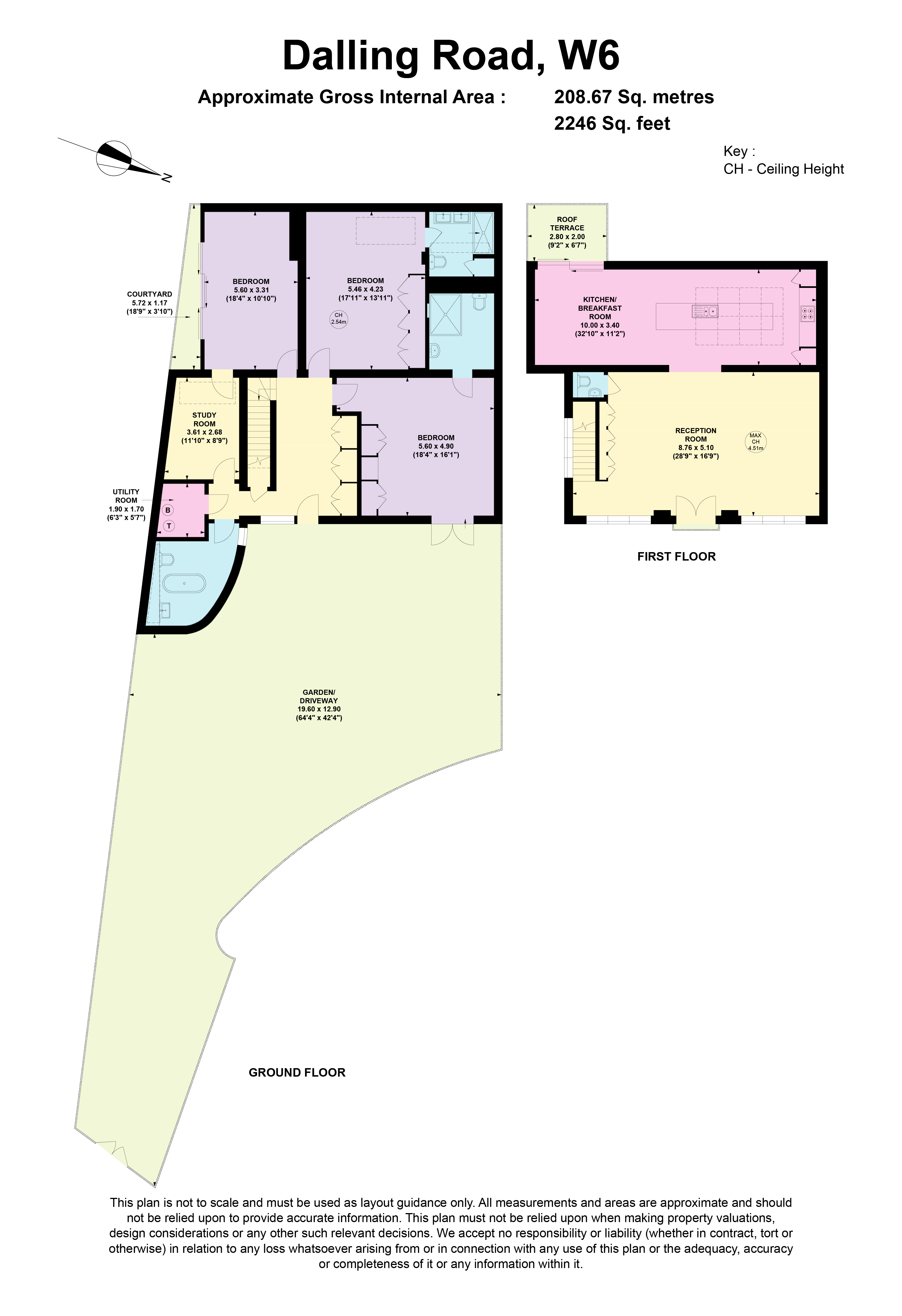 161-163, Dalling Road, London floorplan