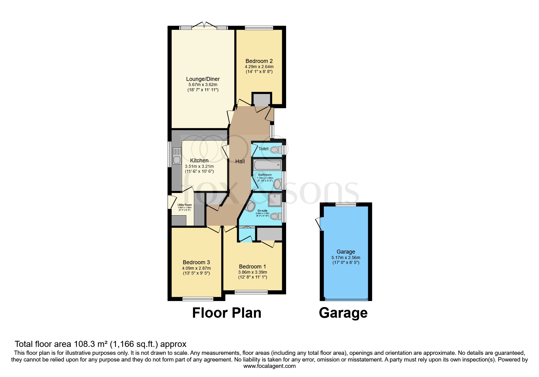 9, Tor Road, Peacehaven floorplan