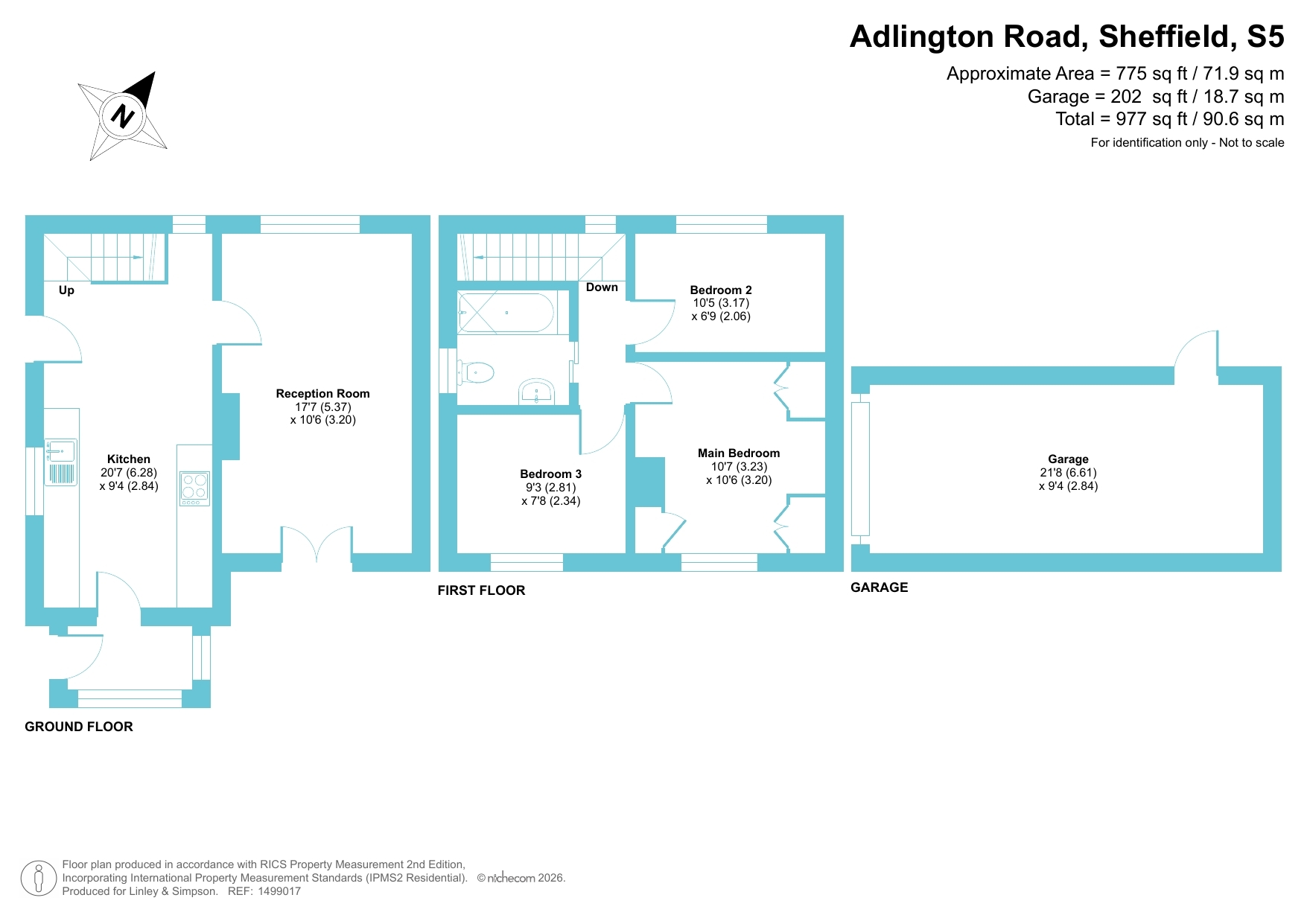 68, Adlington Road, South Yorkshire floorplan