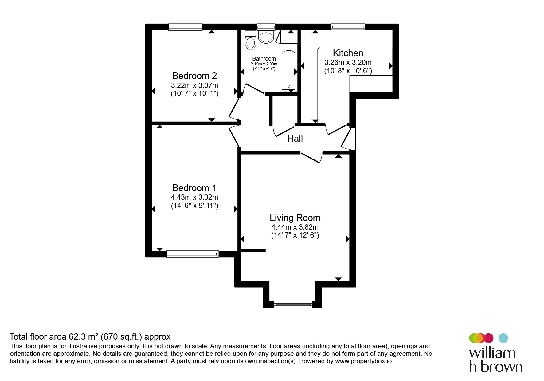 123, Defoe Road, Ipswich floorplan