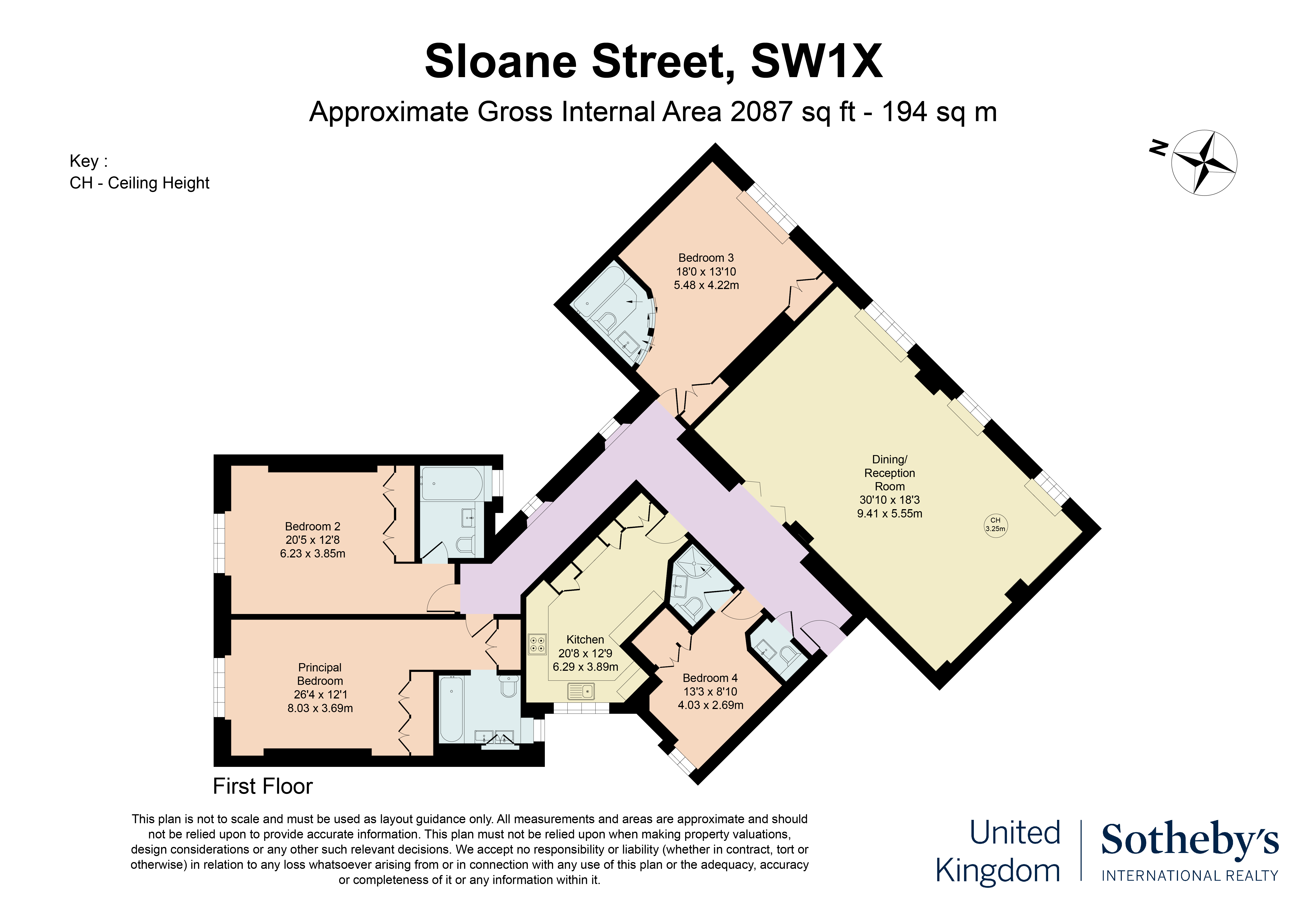Knightsbridge Court, 7 Sloane Street, London floorplan