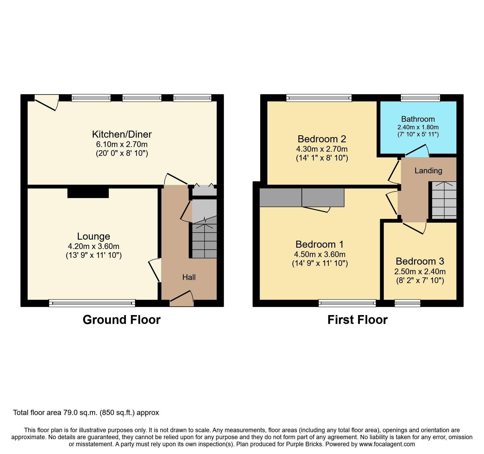 Bernard Avenue, Warrington WA4, 3 bedroom town house for sale