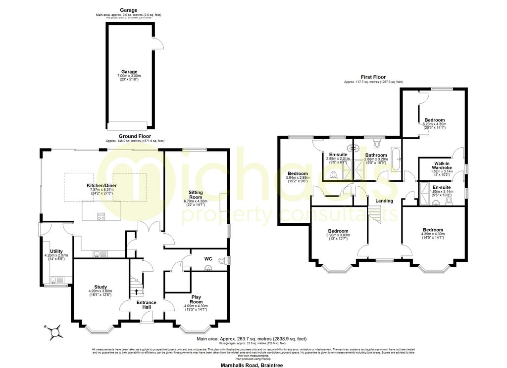 19, Marshalls Road, Braintree floorplan
