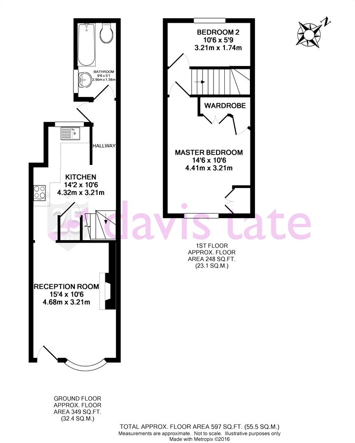 2 Bedrooms Terraced house to rent in Friday Street, Henley-On-Thames RG9