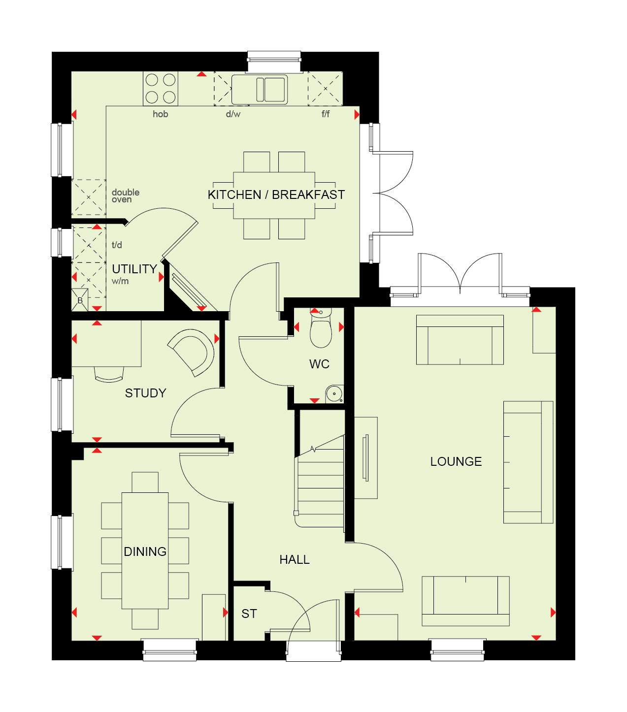 HA061392, Richmond Park, Whitfield floorplan