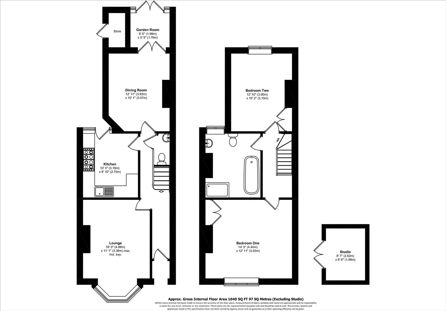 Twyford Avenue, Portsmouth PO2, 2 bedroom terraced house for sale