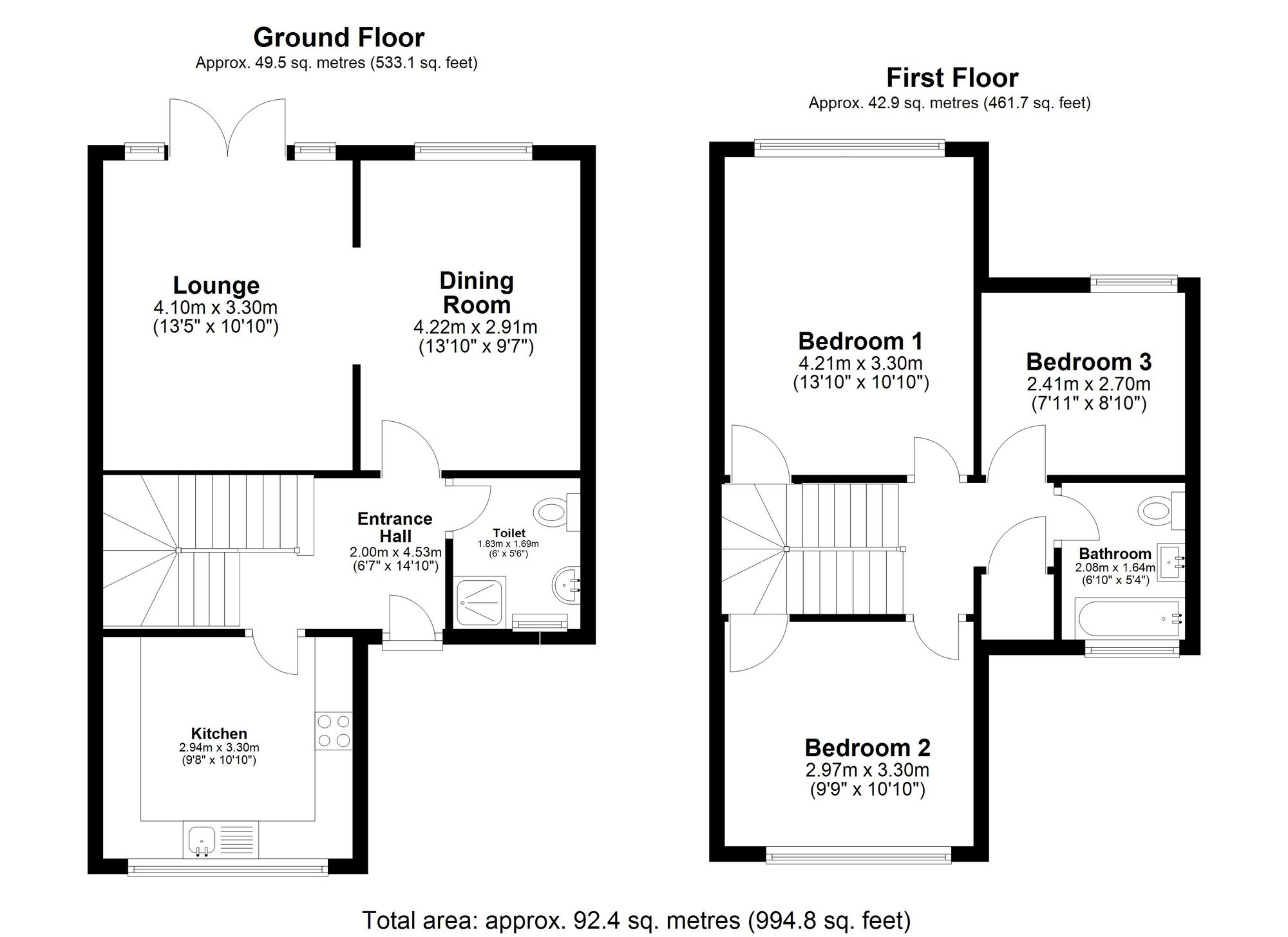 8 Willmott Road, Royston floorplan