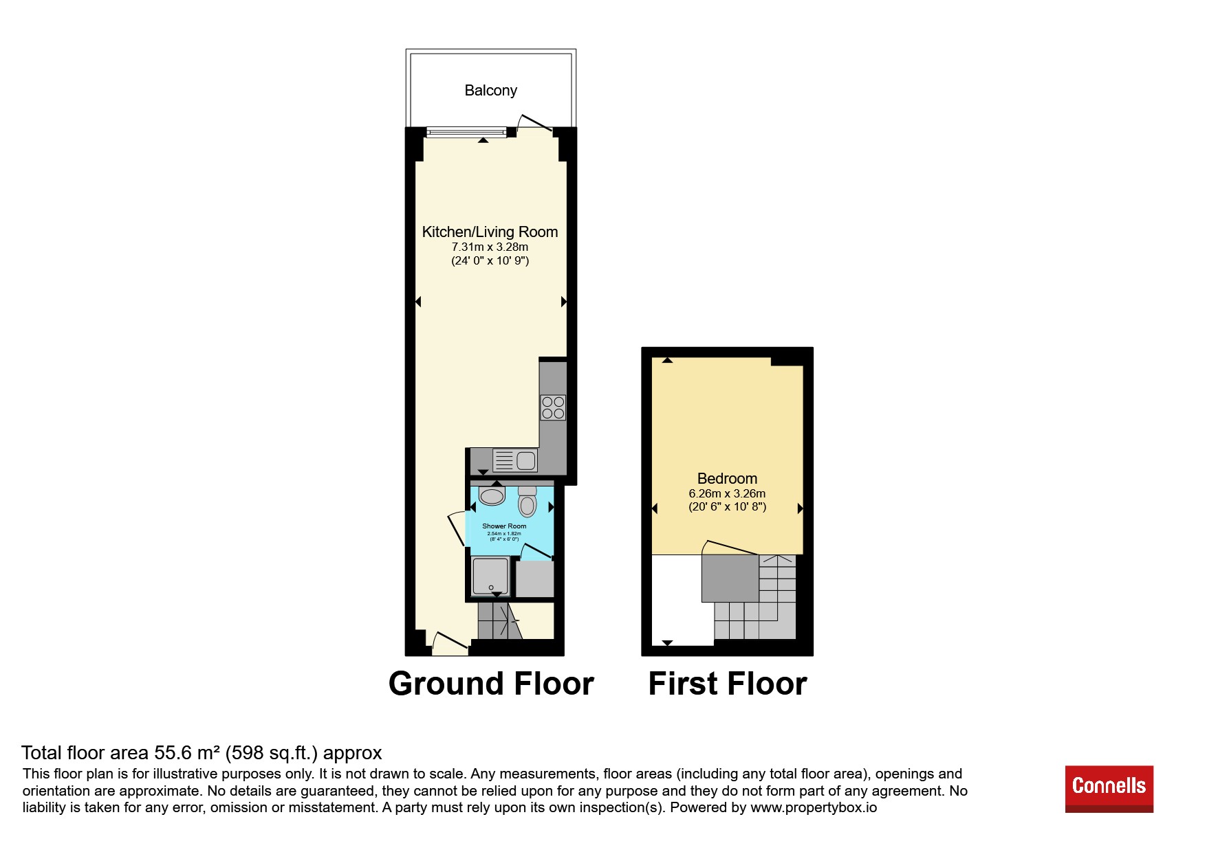 Apartment 152, Lake Shore Drive, Bristol floorplan