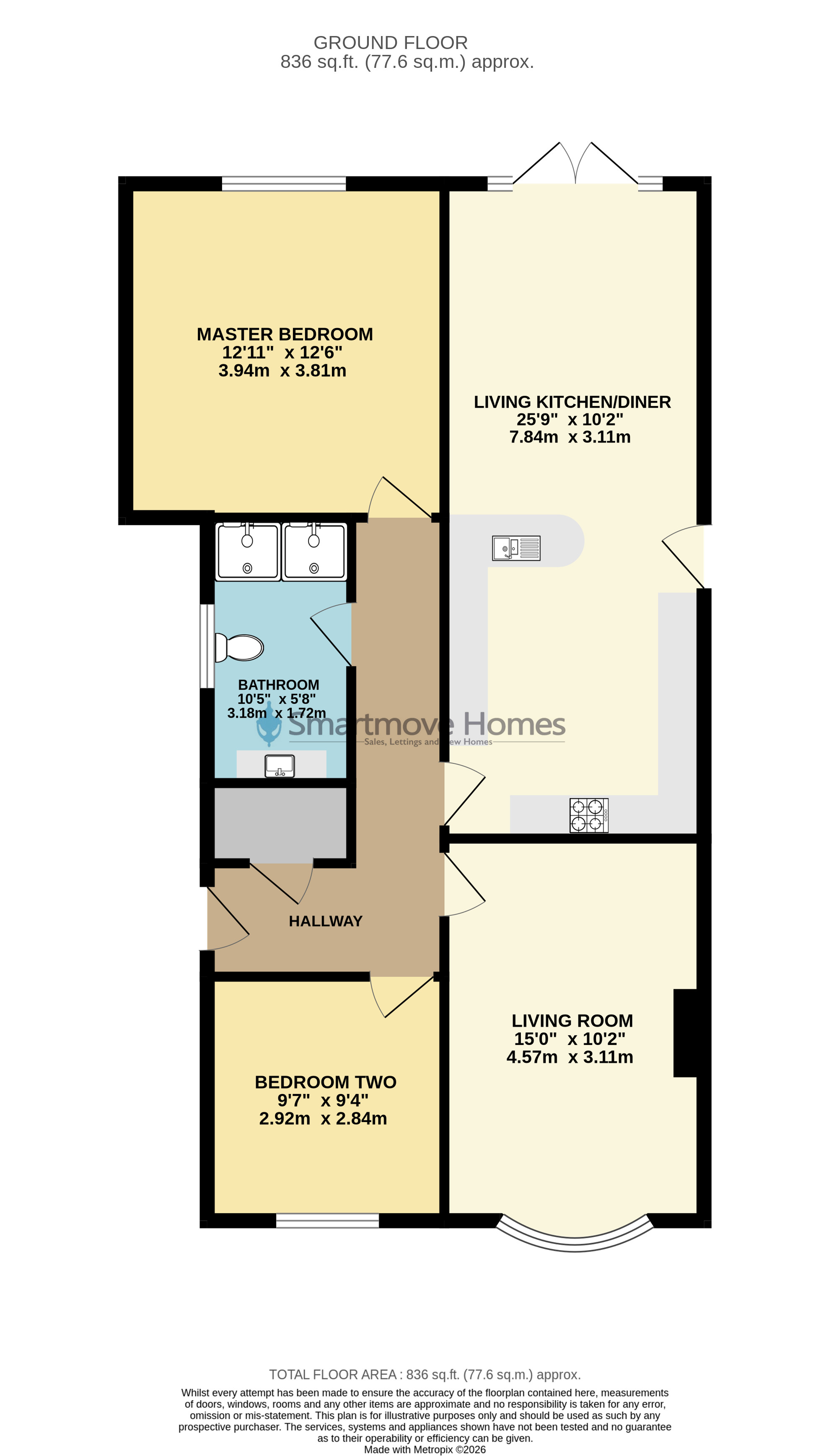 Broadway, Alfreton floorplan