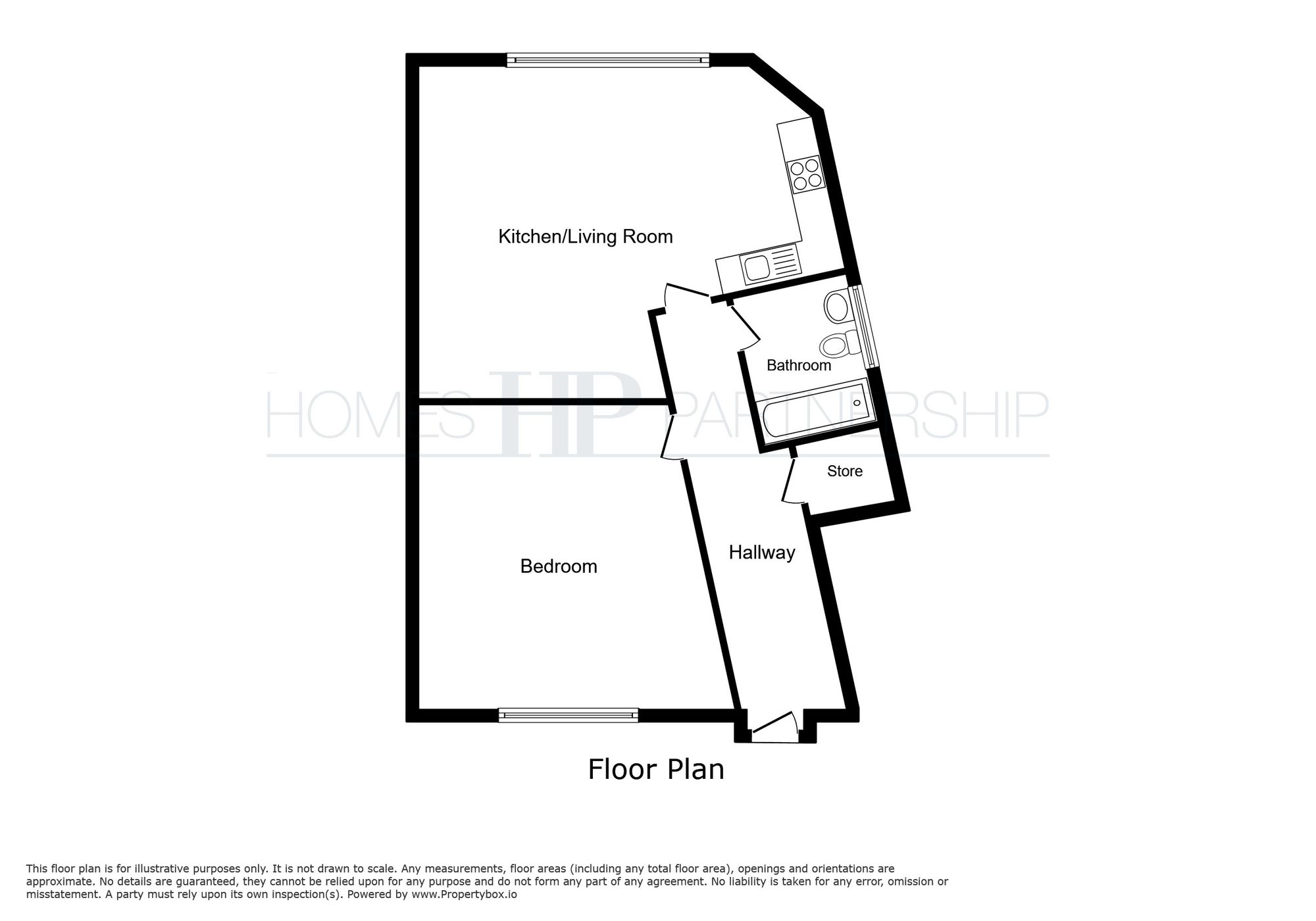 11 Kingsland Court Three Bridges Road, Crawley floorplan