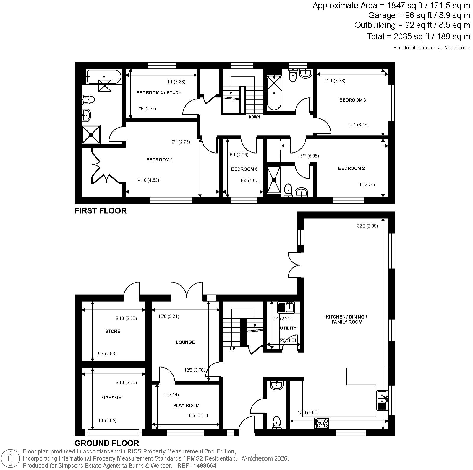 31, Exbury Crescent, Cranleigh floorplan