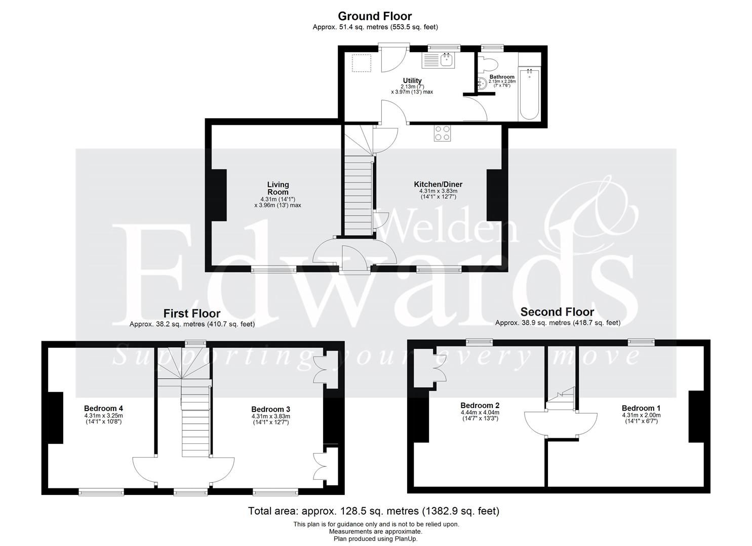 8, Church Street, Tiverton floorplan