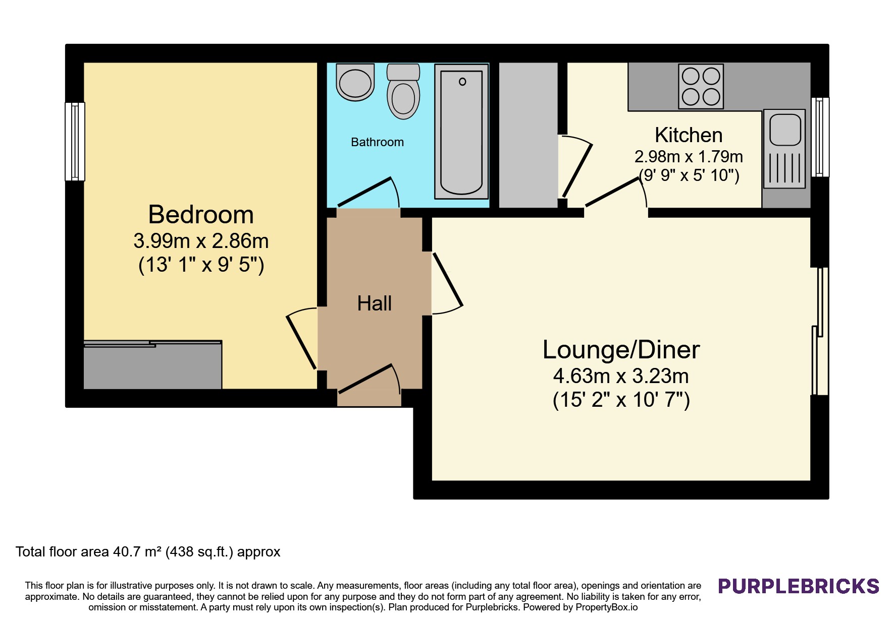 32, Waldegrave Close, Southampton floorplan